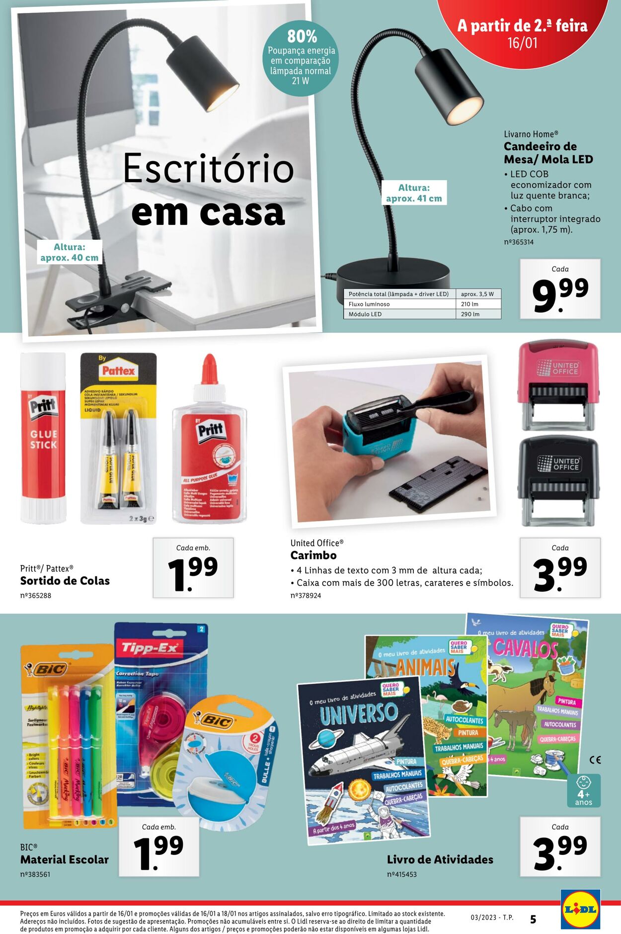 Folheto Lidl 16.01.2023 - 22.01.2023