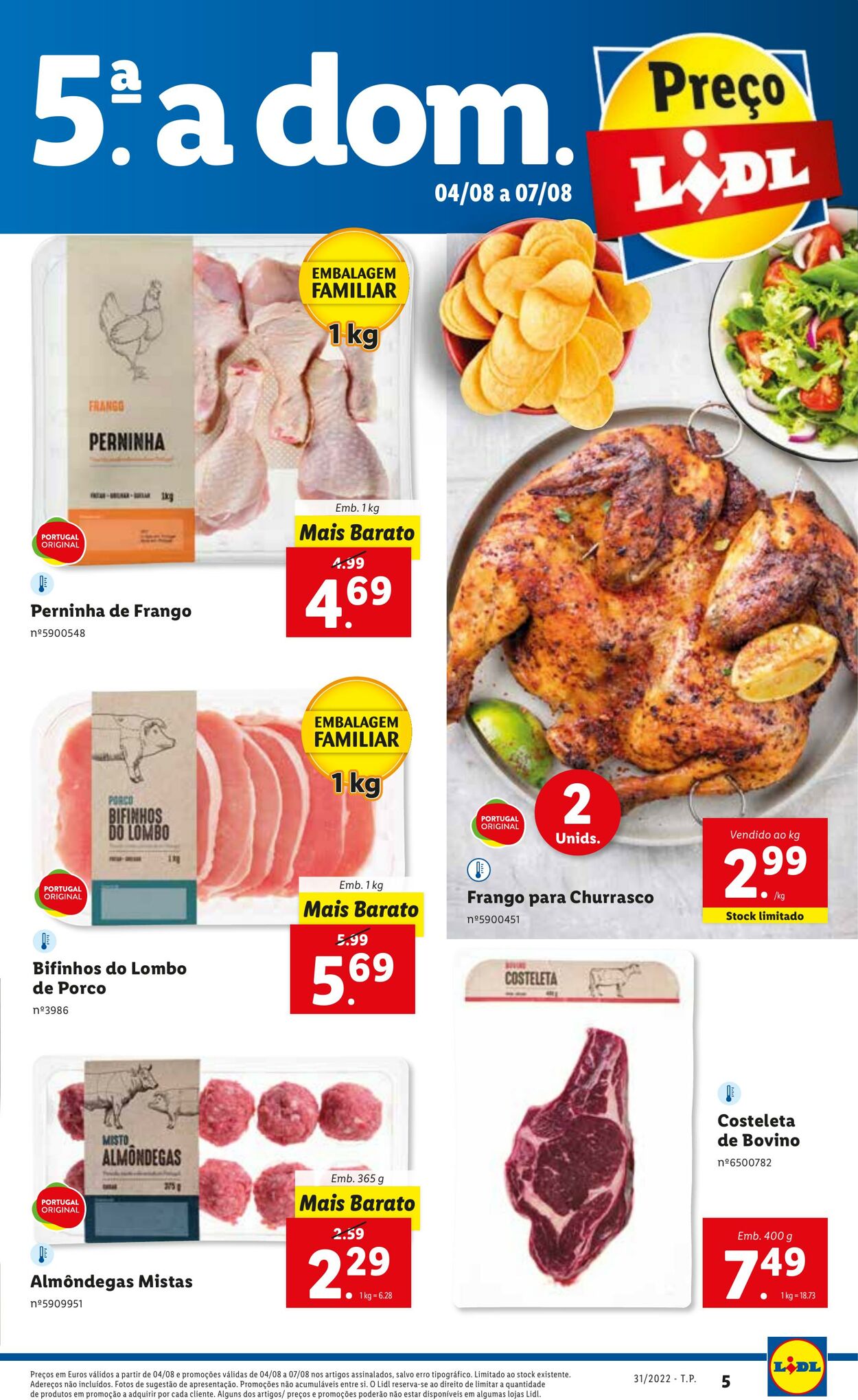 Folheto Lidl 01.08.2022 - 07.08.2022