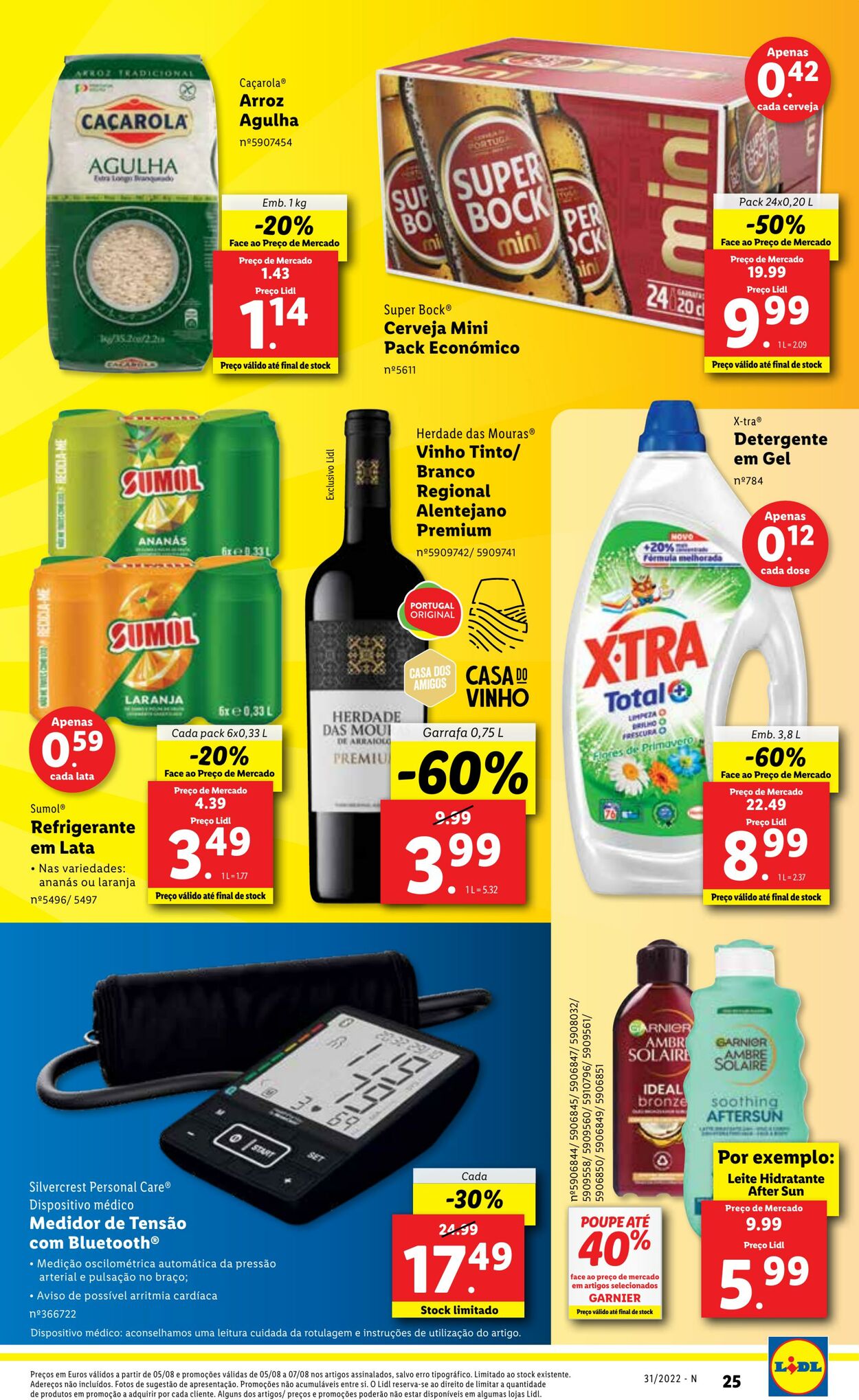 Folheto Lidl 01.08.2022 - 07.08.2022