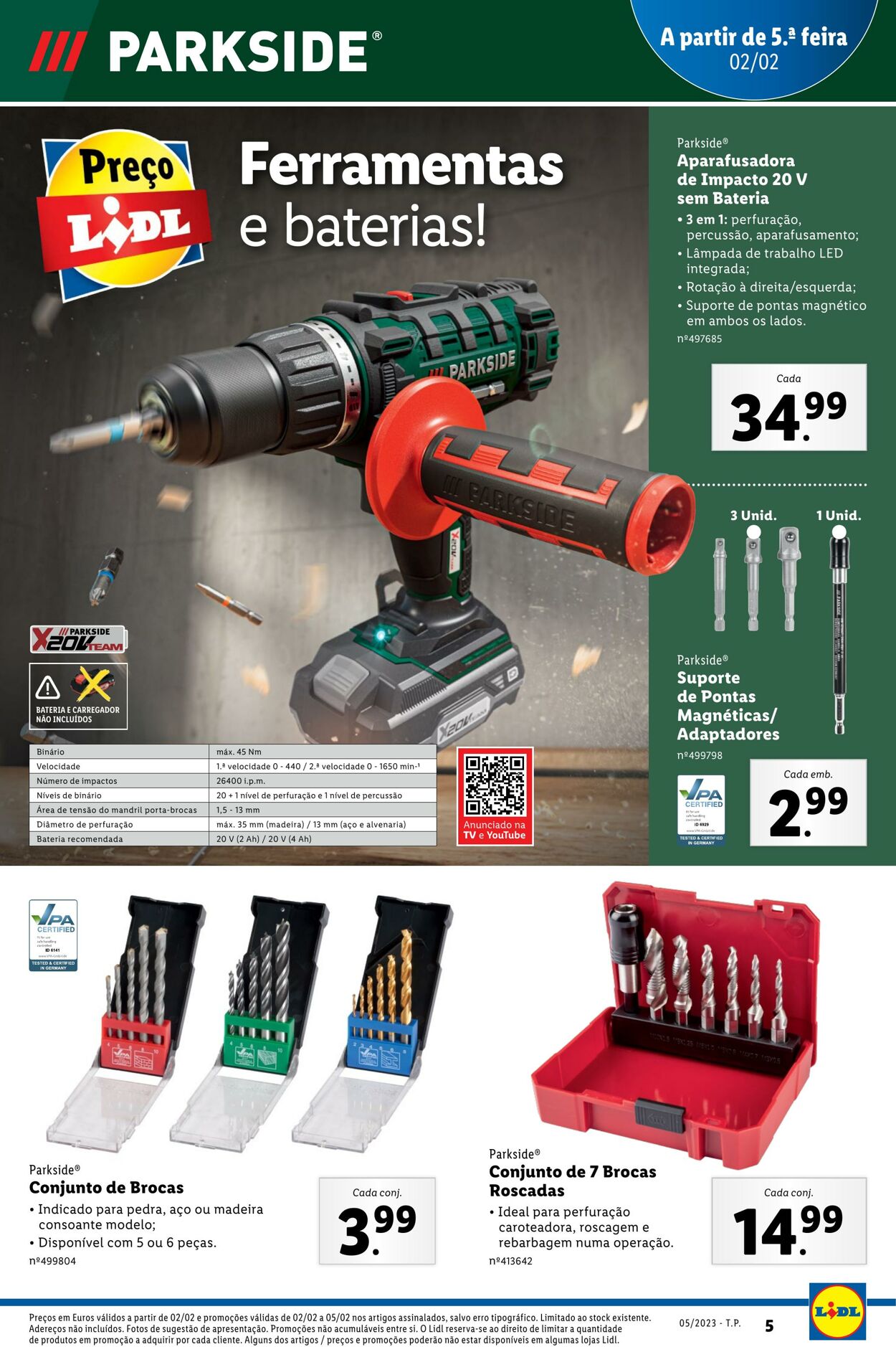 Folheto Lidl 30.01.2023 - 05.02.2023