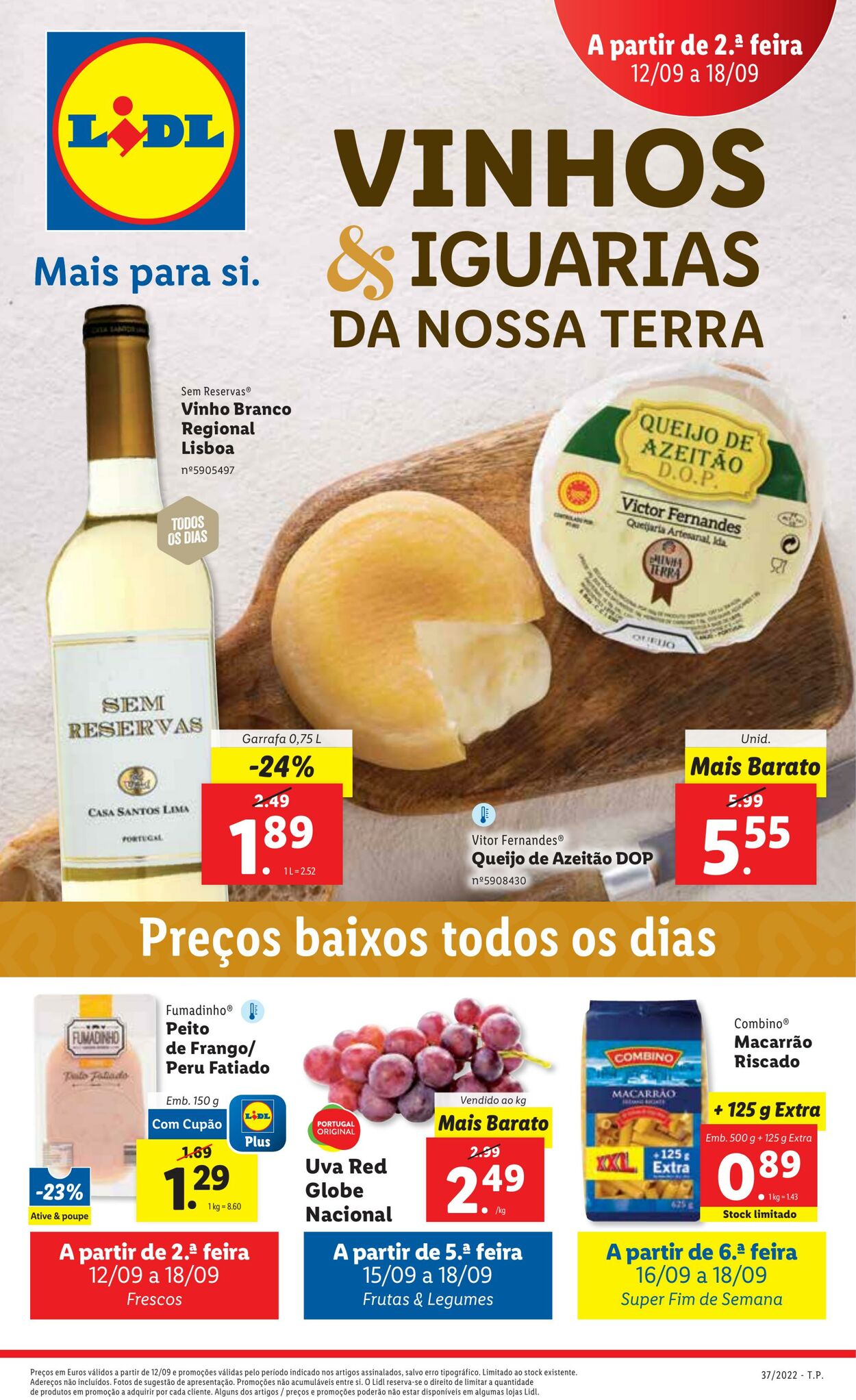 Folheto Lidl 12.09.2022 - 18.09.2022