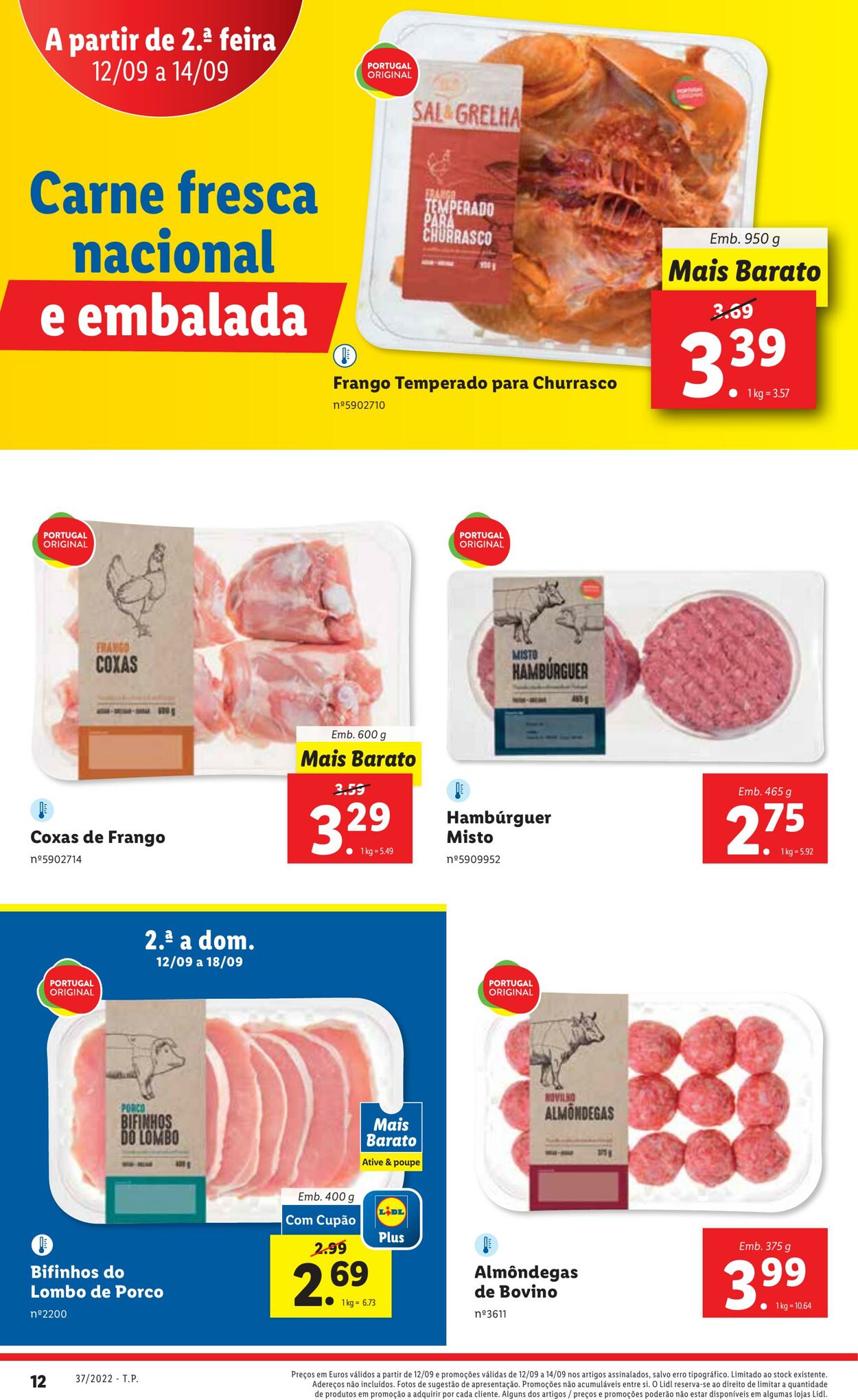 Folheto Lidl 12.09.2022 - 18.09.2022