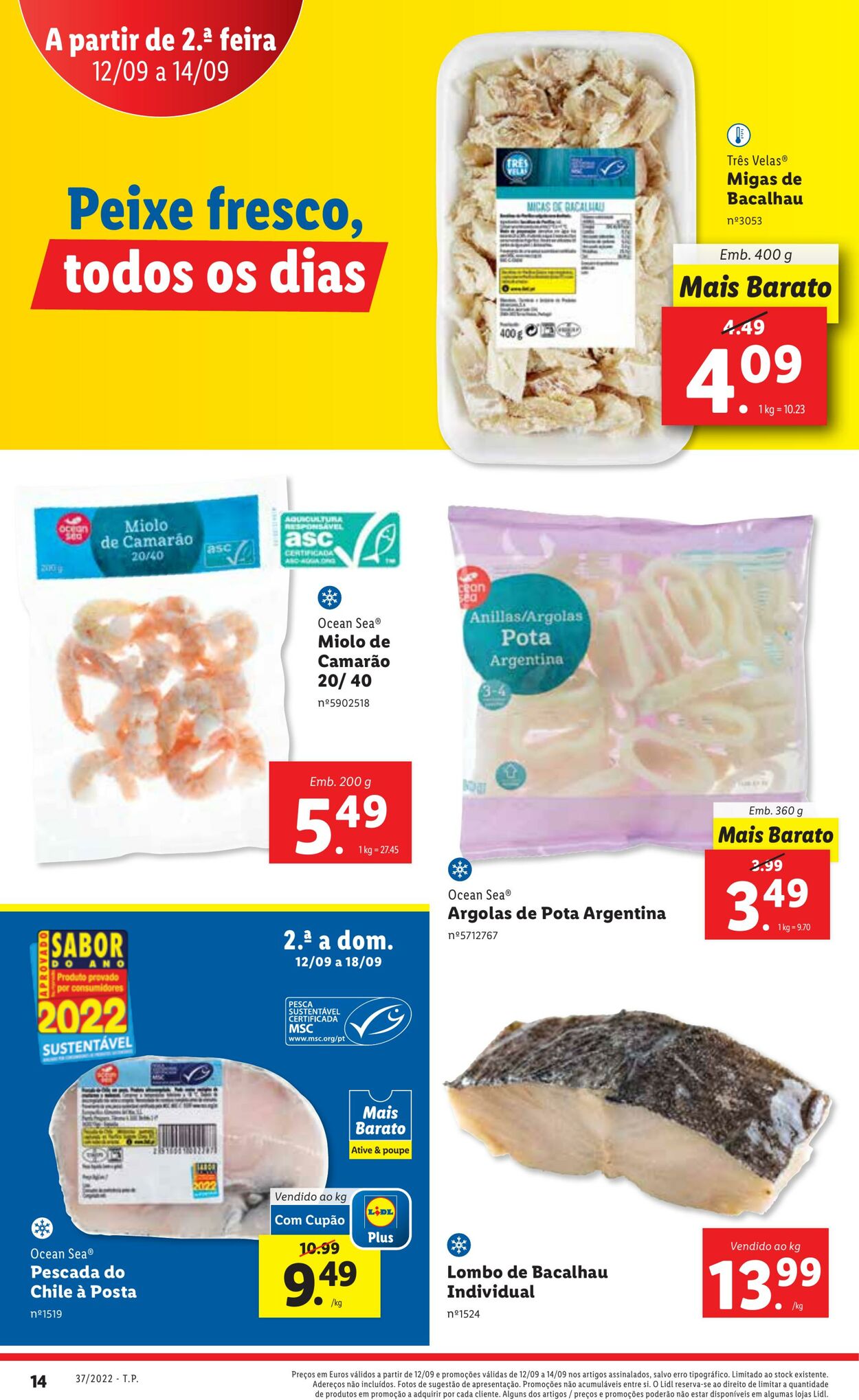 Folheto Lidl 12.09.2022 - 18.09.2022