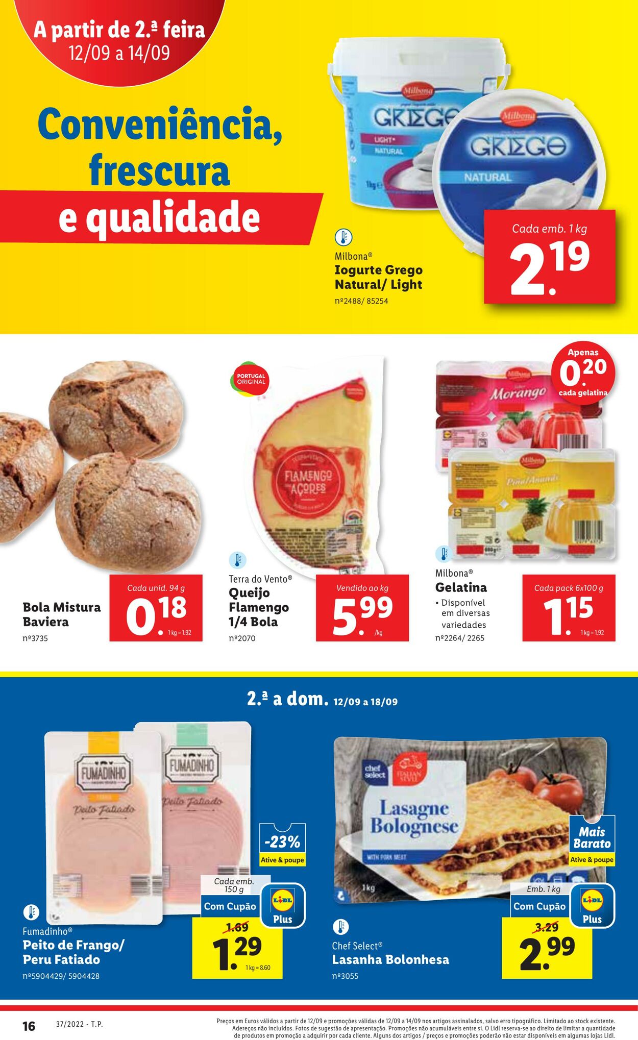 Folheto Lidl 12.09.2022 - 18.09.2022