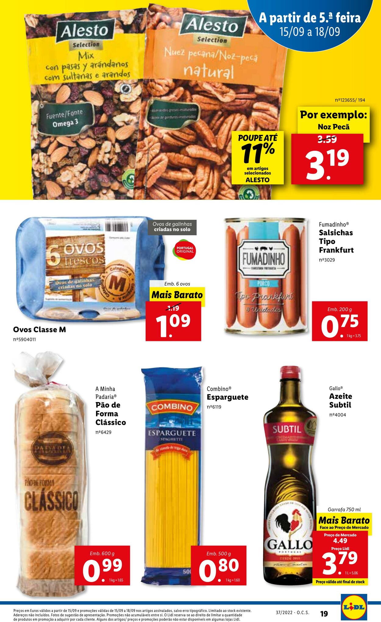 Folheto Lidl 12.09.2022 - 18.09.2022