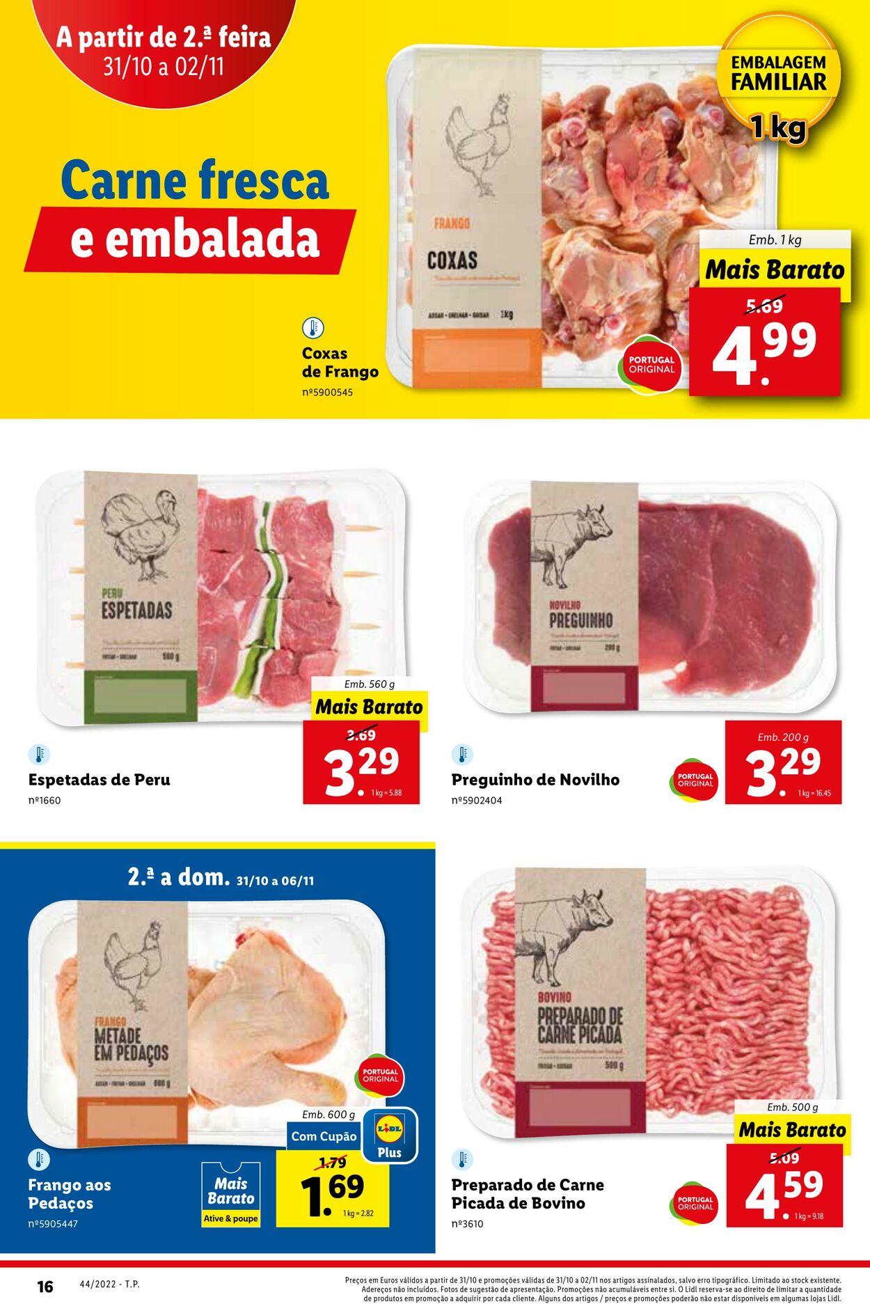 Folheto Lidl 31.10.2022 - 06.11.2022