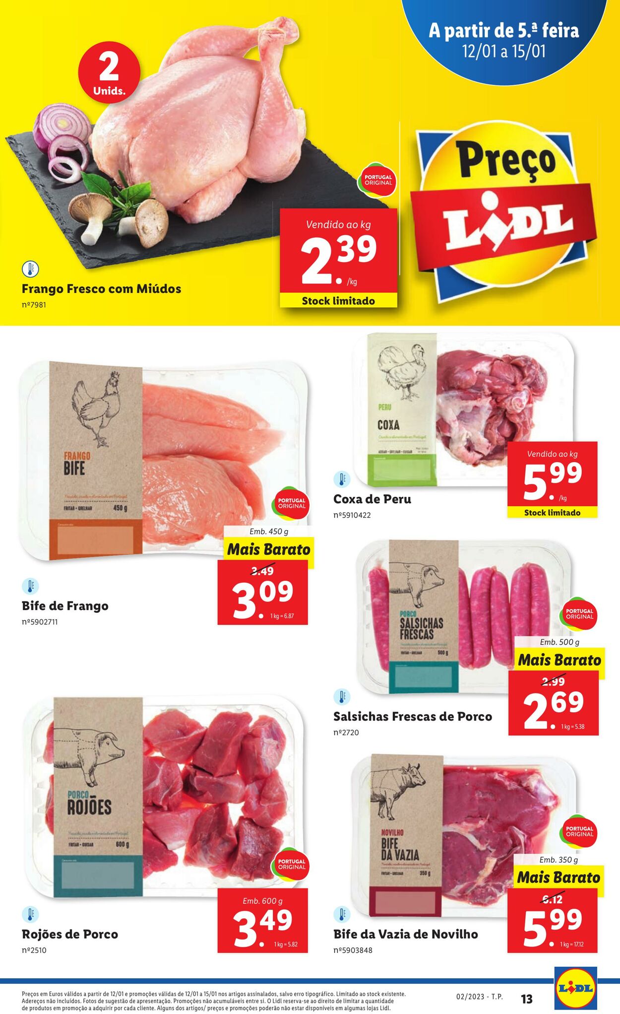 Folheto Lidl 09.01.2023 - 15.01.2023