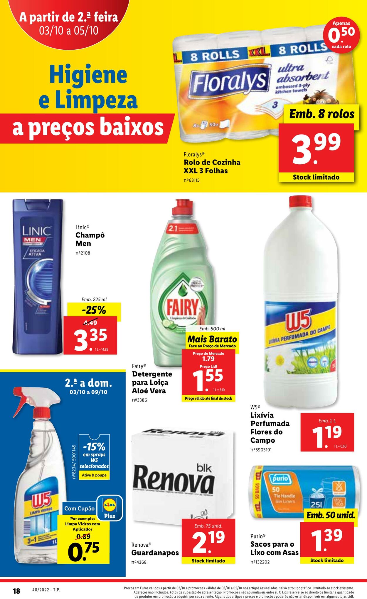 Folheto Lidl 03.10.2022 - 09.10.2022