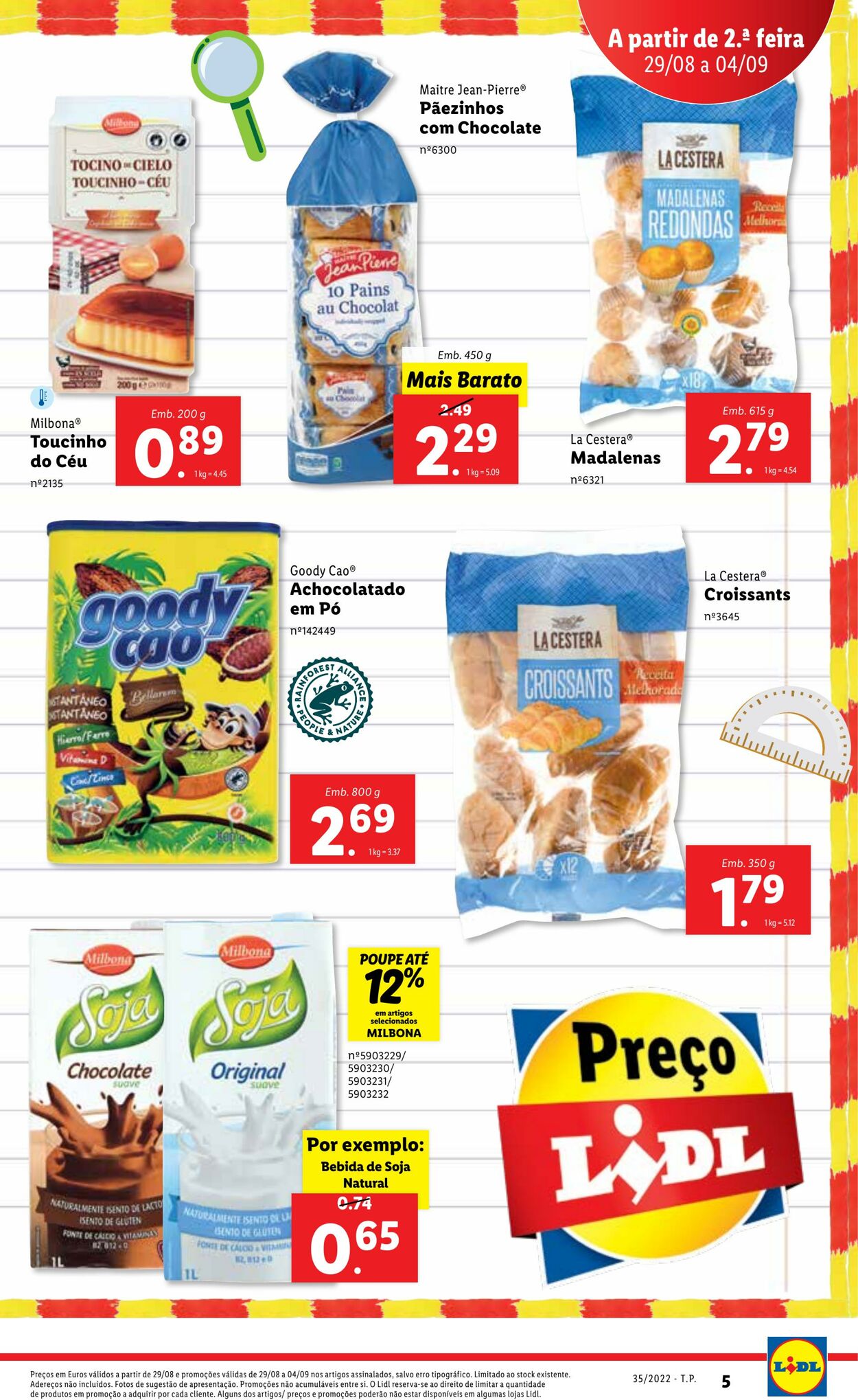 Folheto Lidl 29.08.2022 - 04.09.2022