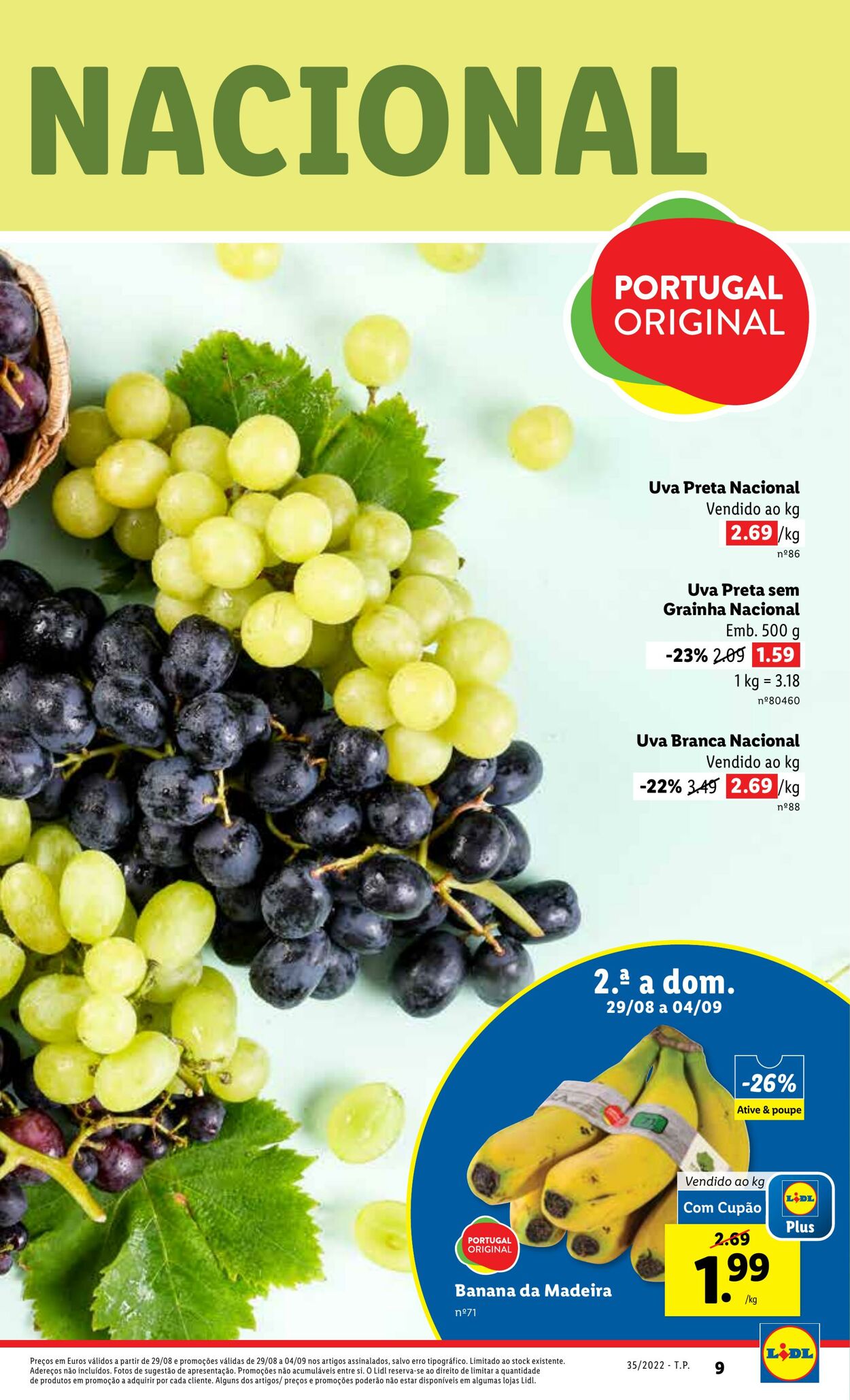 Folheto Lidl 29.08.2022 - 04.09.2022