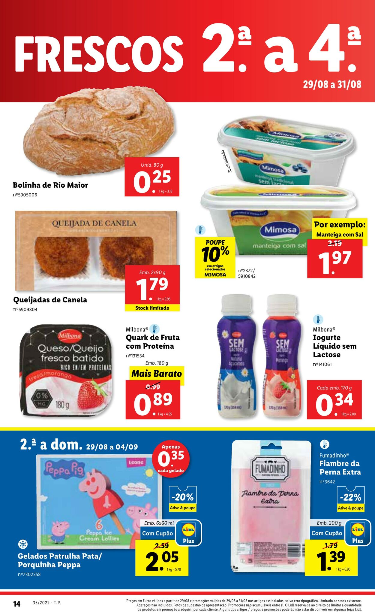 Folheto Lidl 29.08.2022 - 04.09.2022