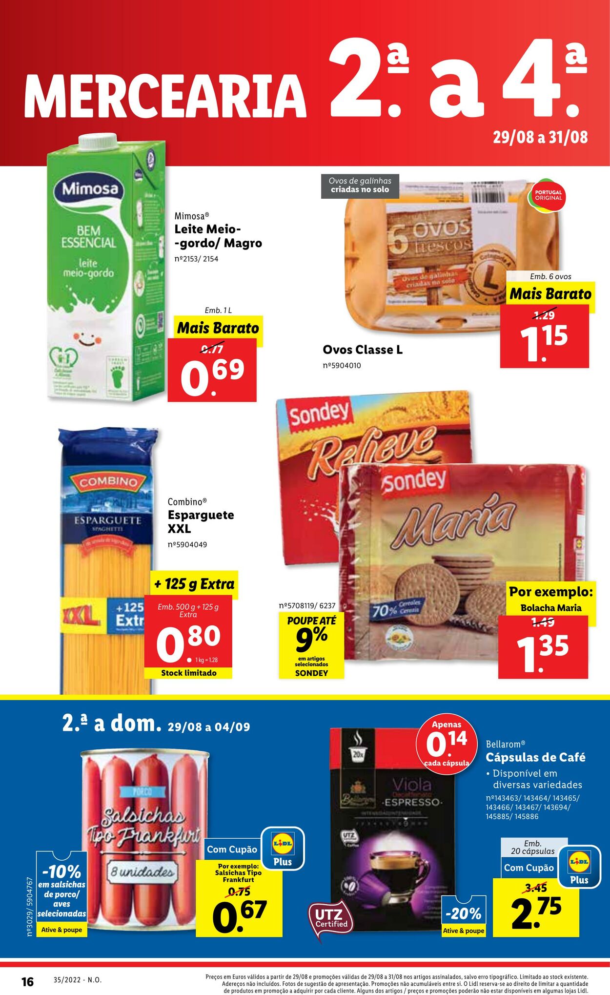 Folheto Lidl 29.08.2022 - 04.09.2022