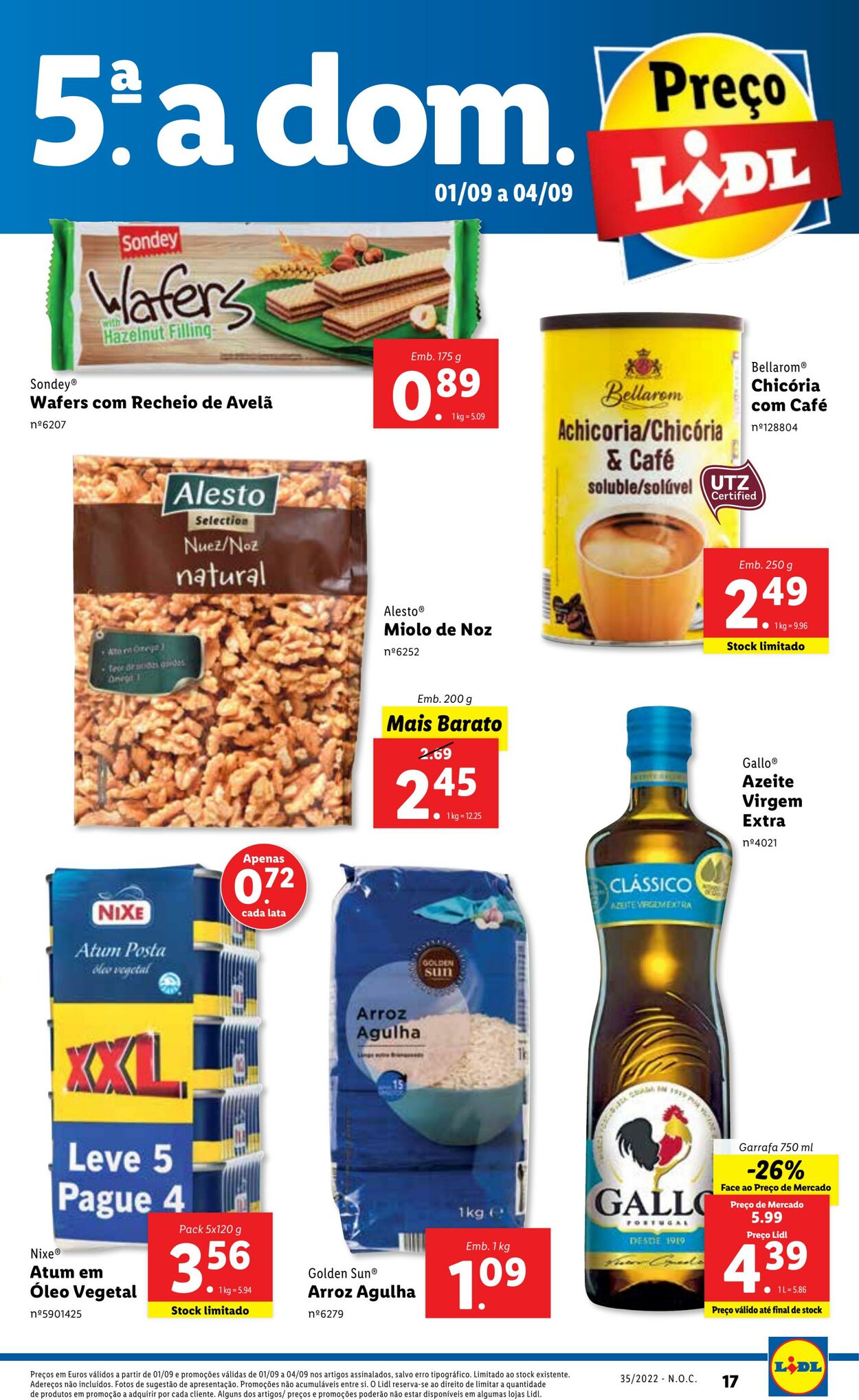 Folheto Lidl 29.08.2022 - 04.09.2022