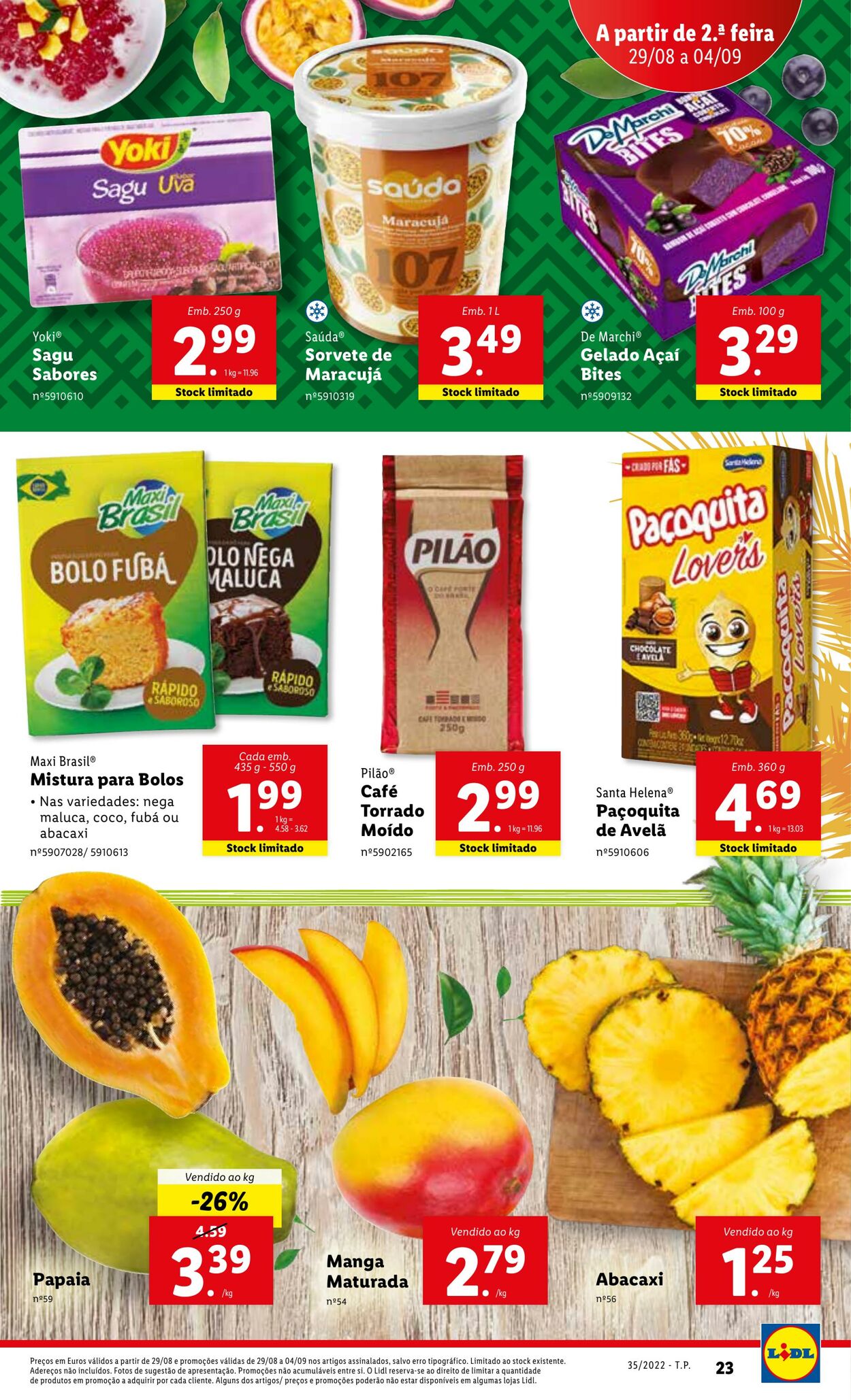 Folheto Lidl 29.08.2022 - 04.09.2022