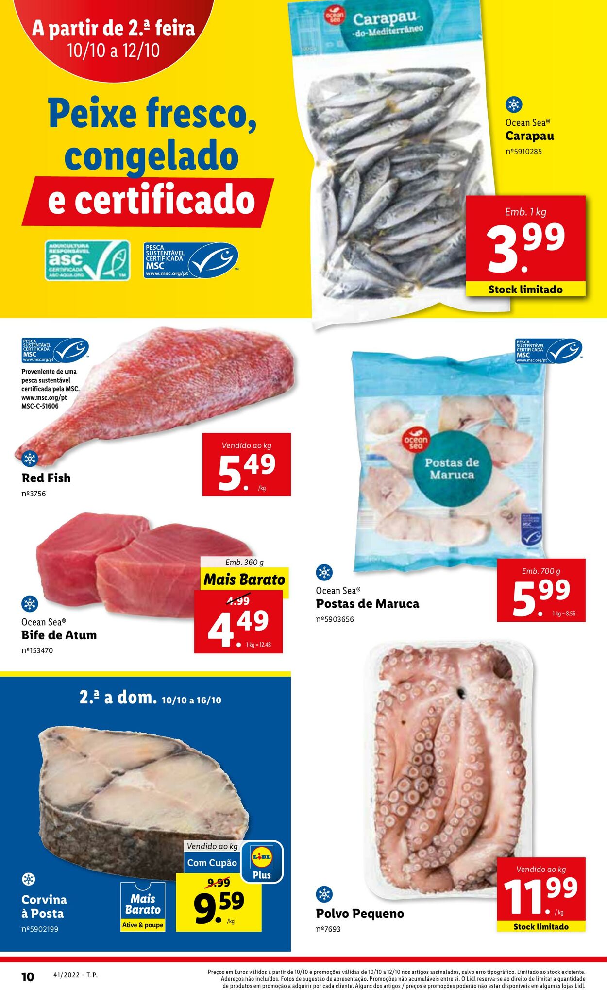 Folheto Lidl 10.10.2022 - 16.10.2022