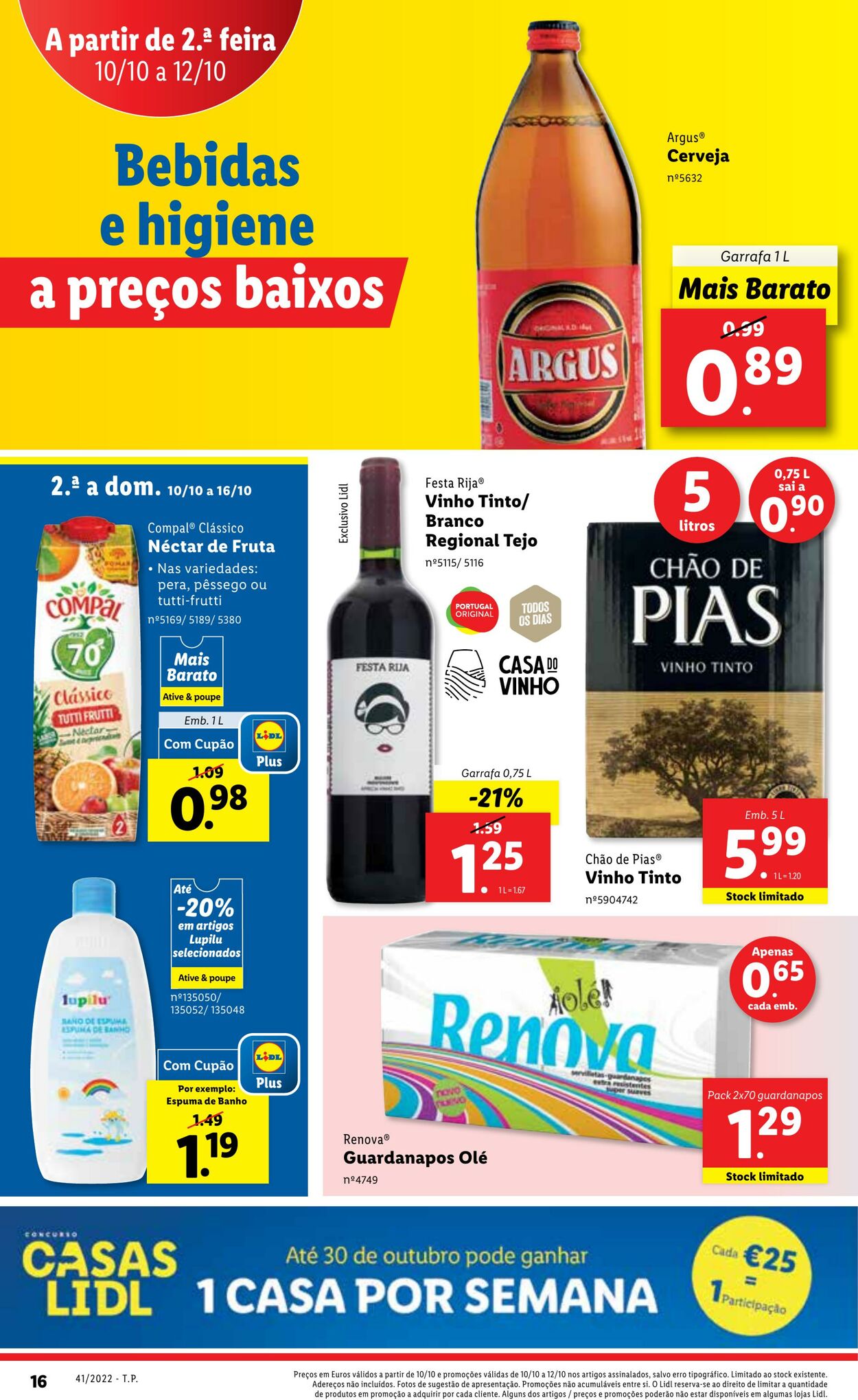 Folheto Lidl 10.10.2022 - 16.10.2022