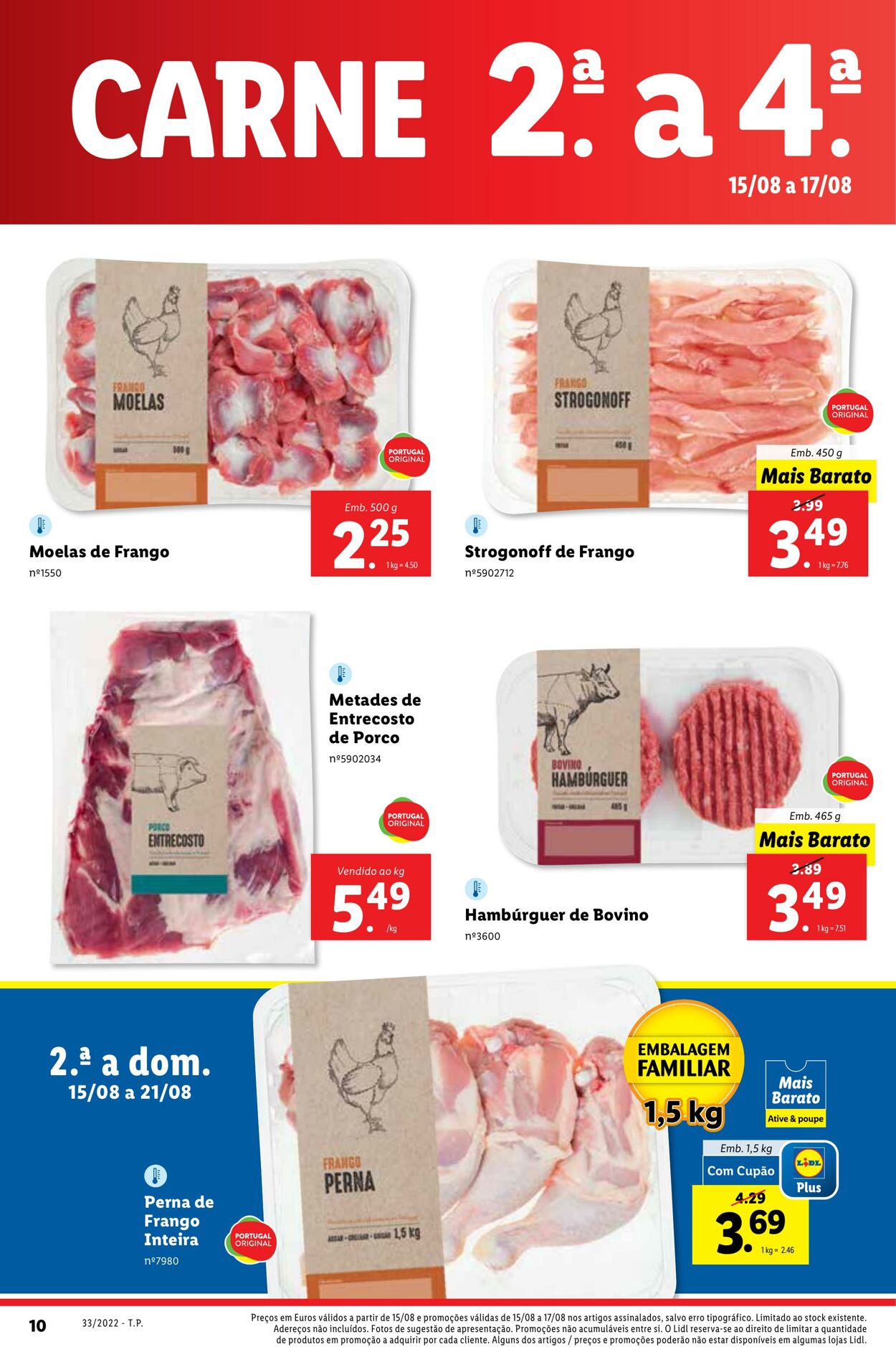 Folheto Lidl 15.08.2022 - 21.08.2022