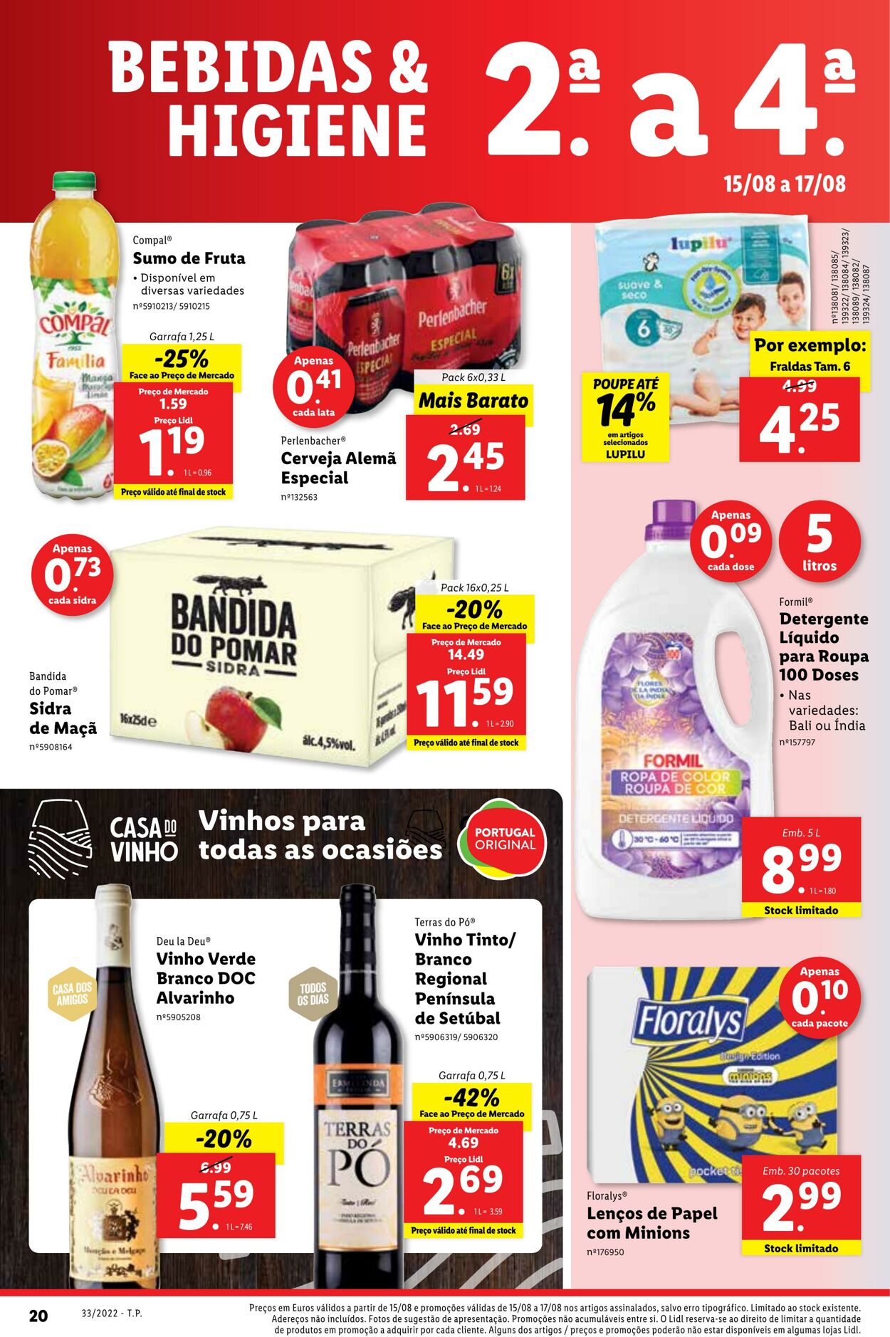 Folheto Lidl 15.08.2022 - 21.08.2022