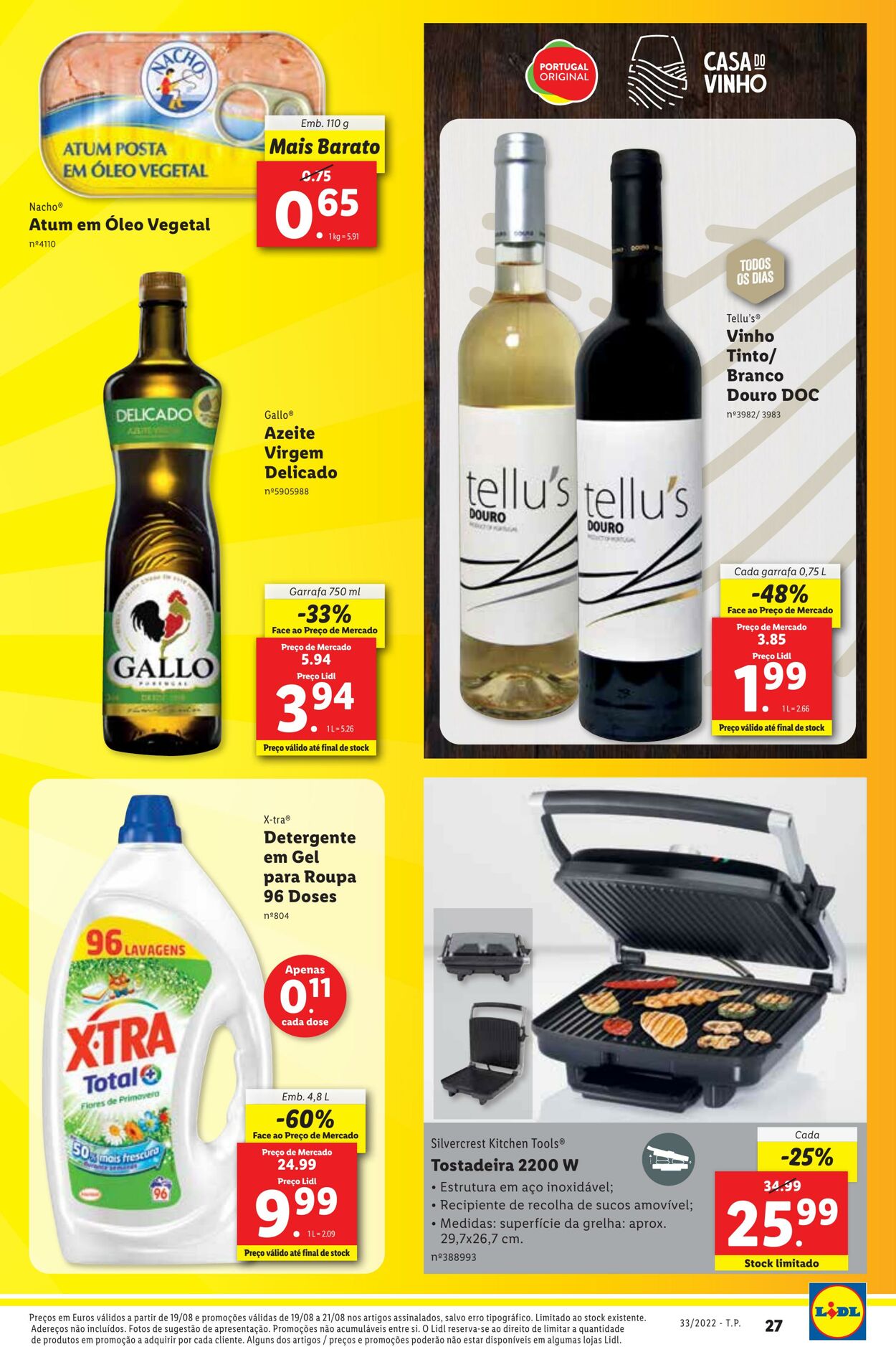 Folheto Lidl 15.08.2022 - 21.08.2022