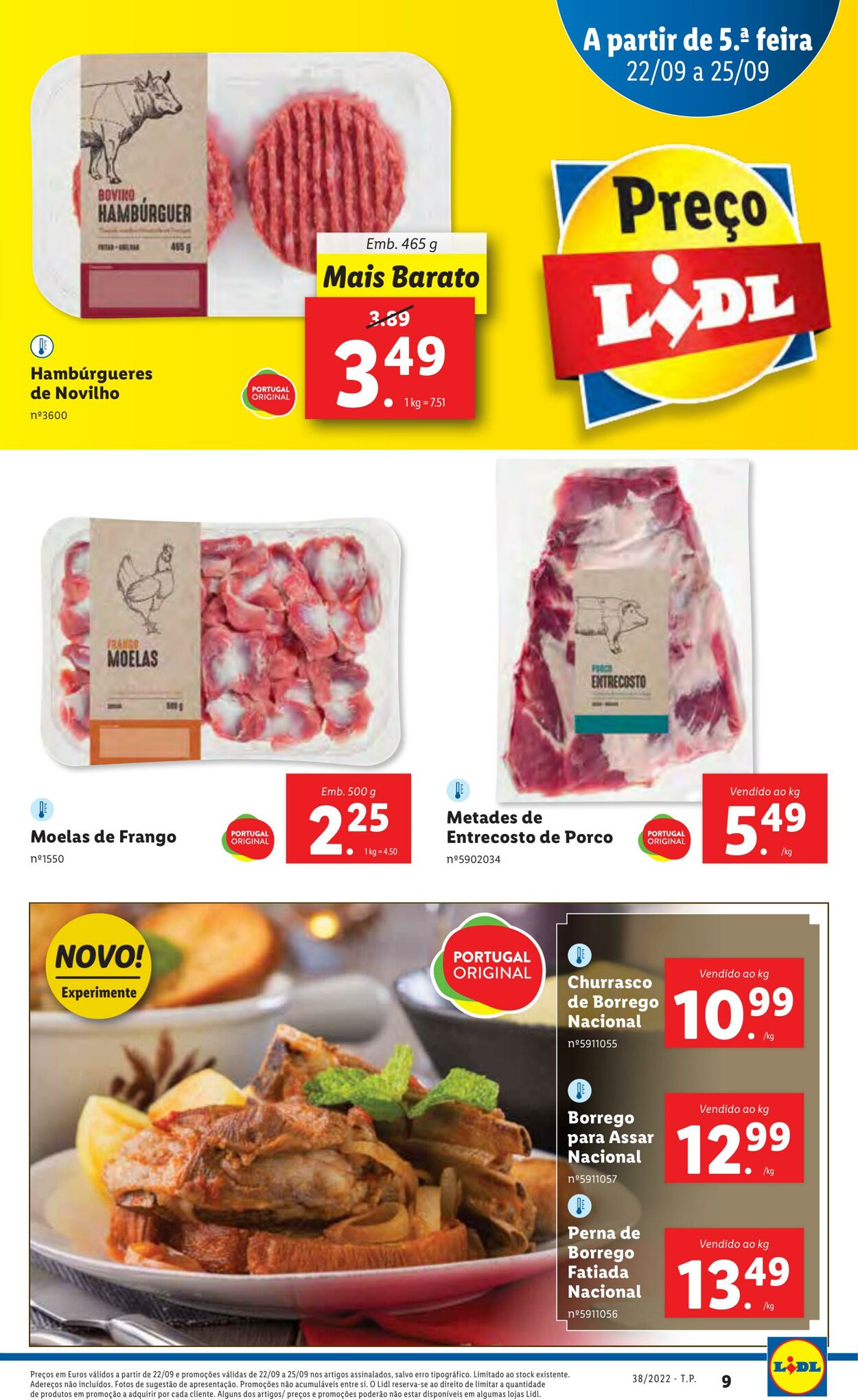 Folheto Lidl 19.09.2022 - 25.09.2022