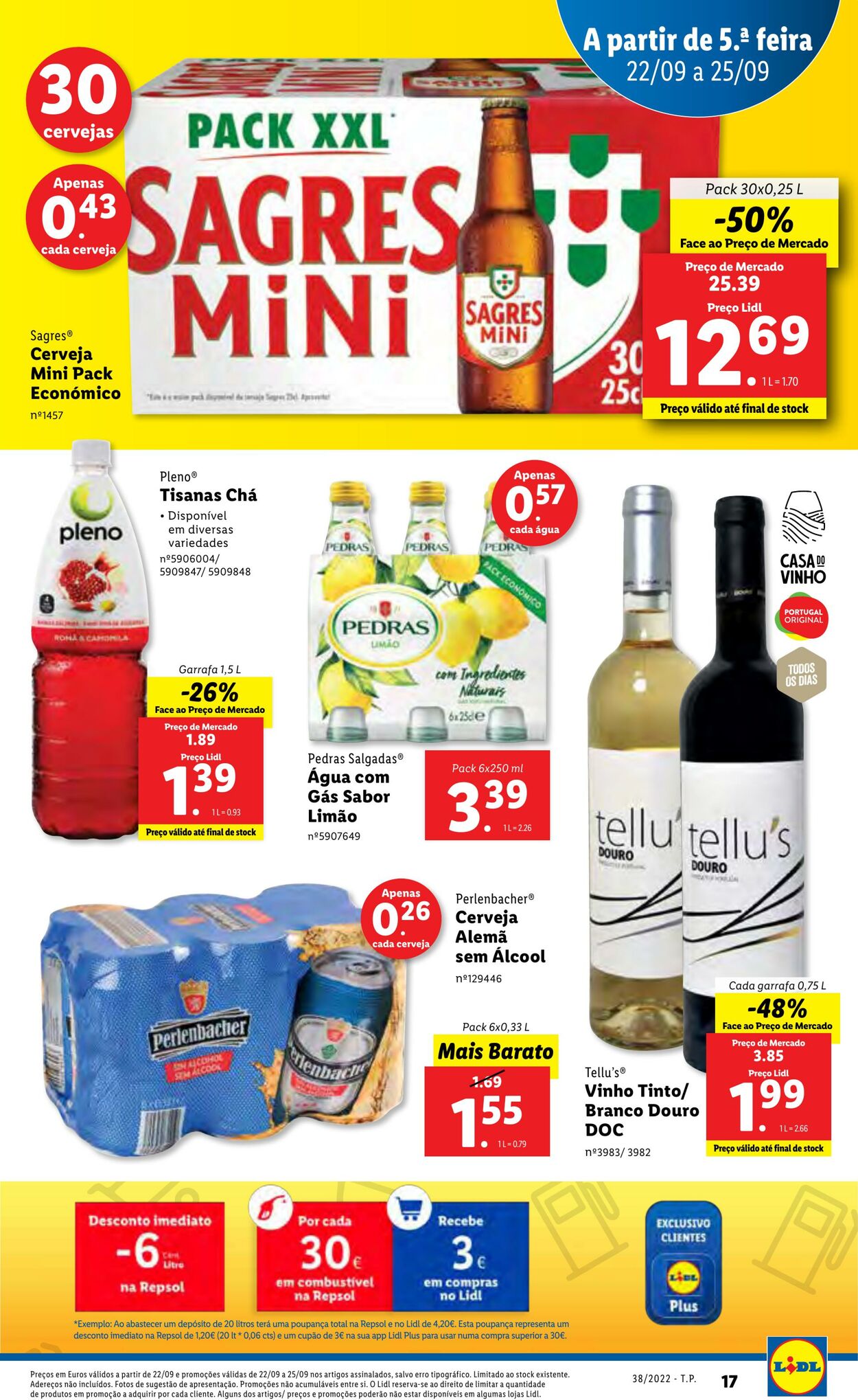 Folheto Lidl 19.09.2022 - 25.09.2022