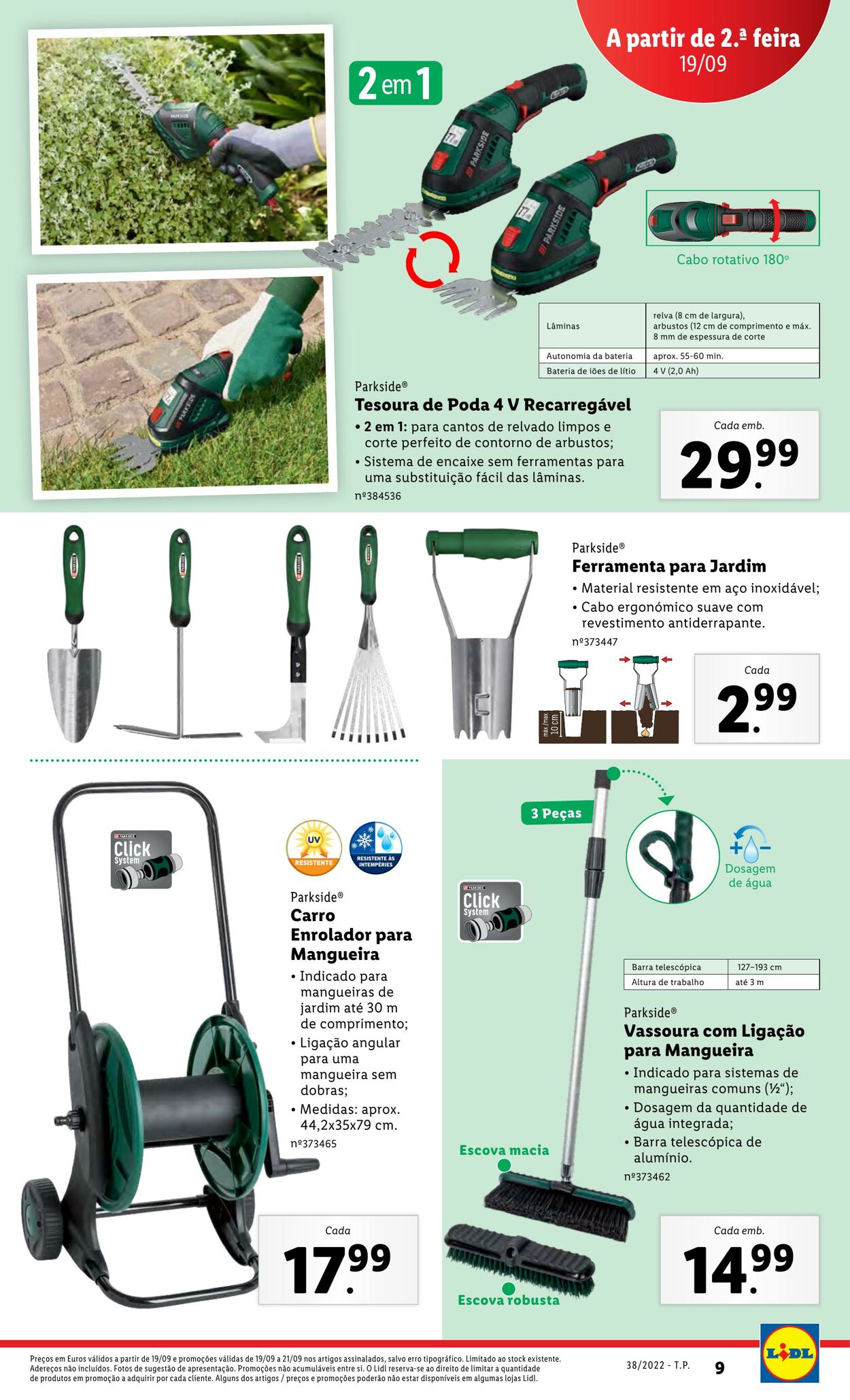 Folheto Lidl 19.09.2022 - 25.09.2022