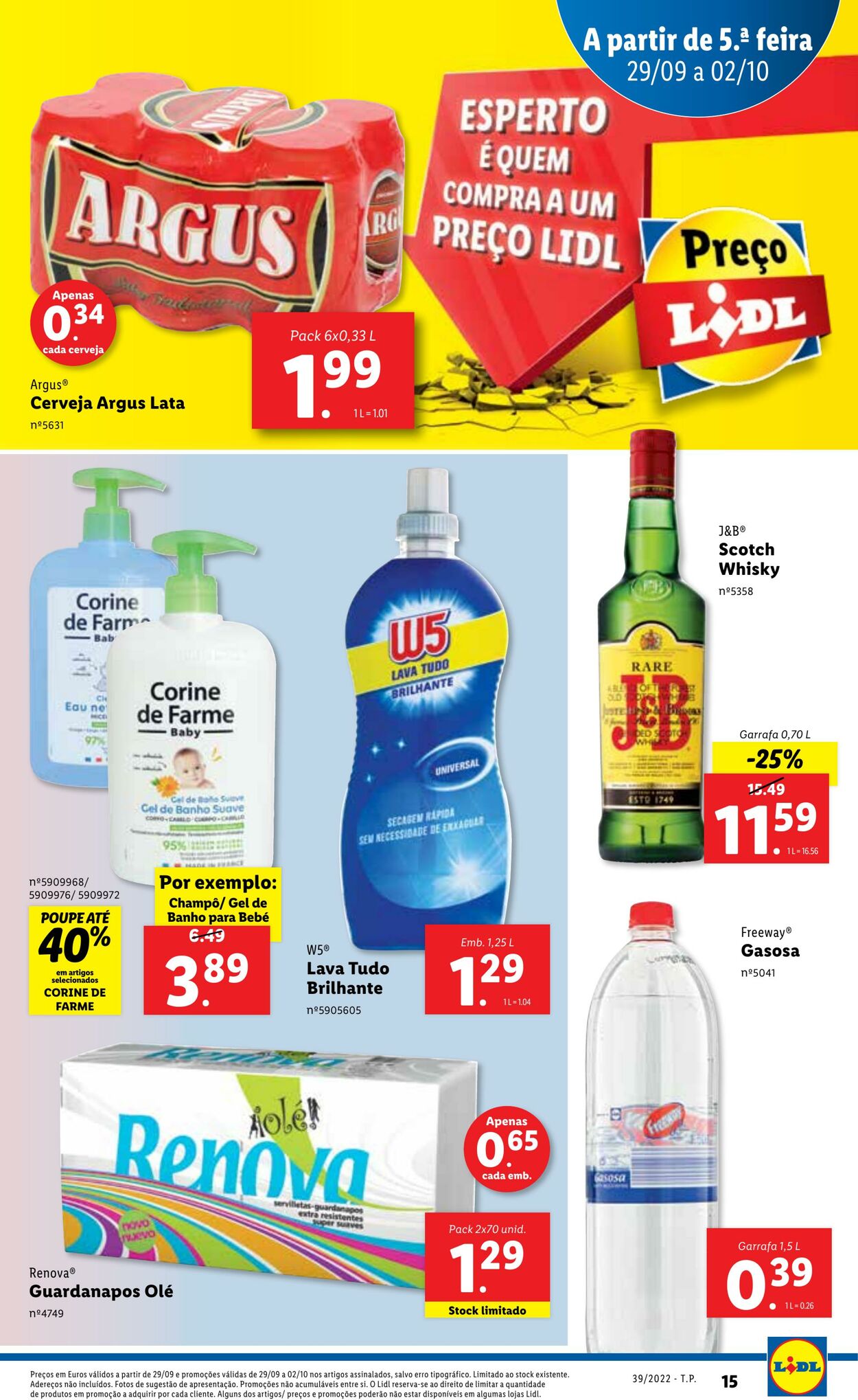 Folheto Lidl 26.09.2022 - 02.10.2022