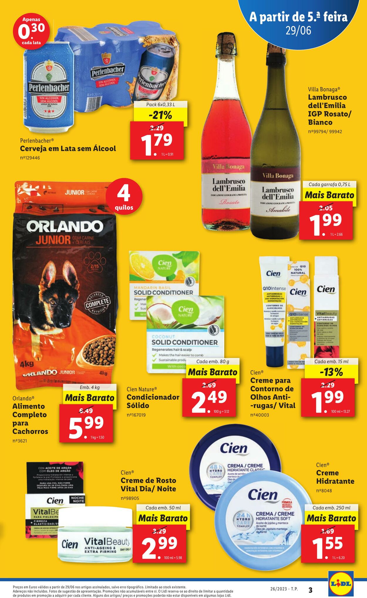 Folheto Lidl 29.06.2023 - 05.07.2023