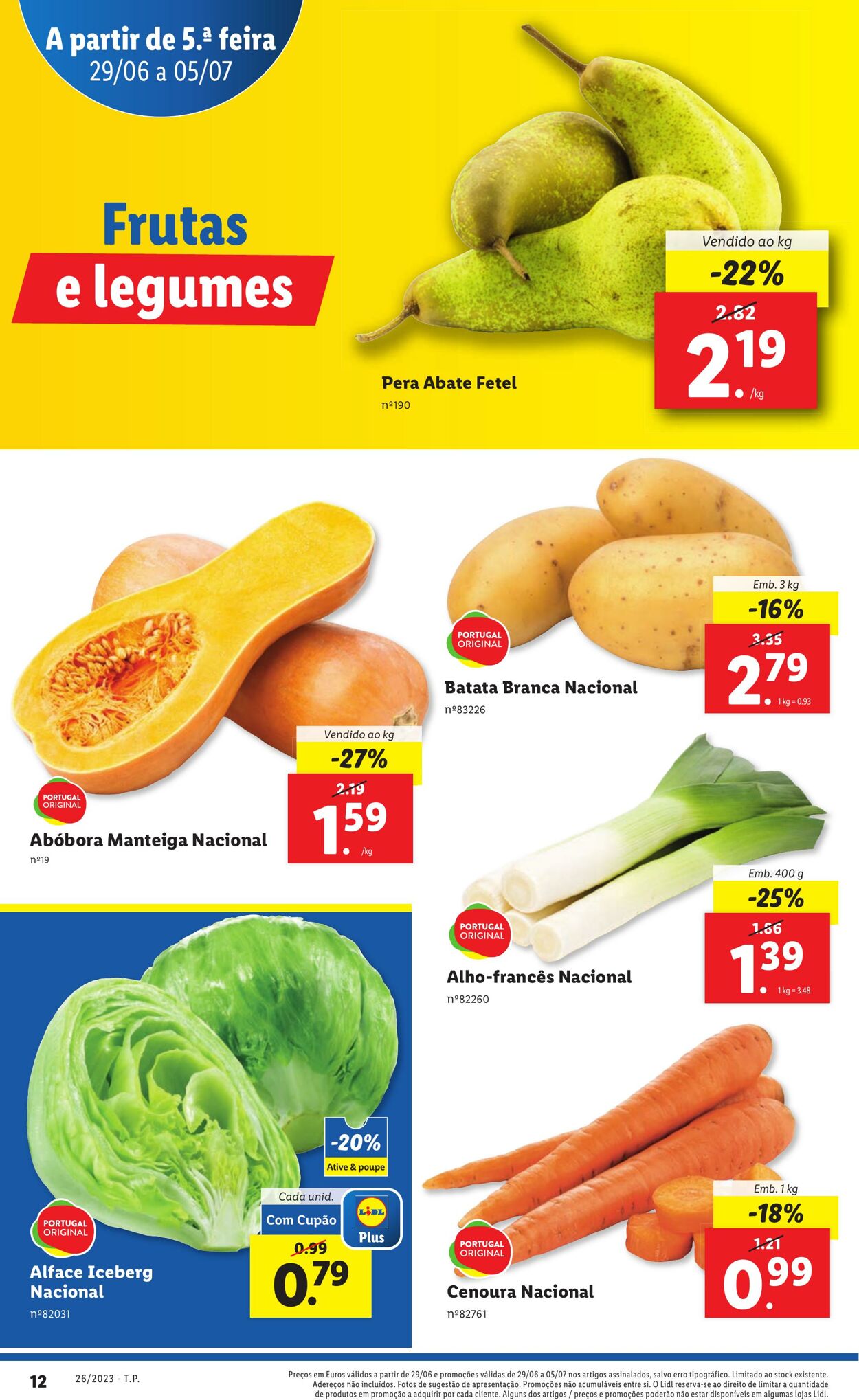 Folheto Lidl 29.06.2023 - 05.07.2023