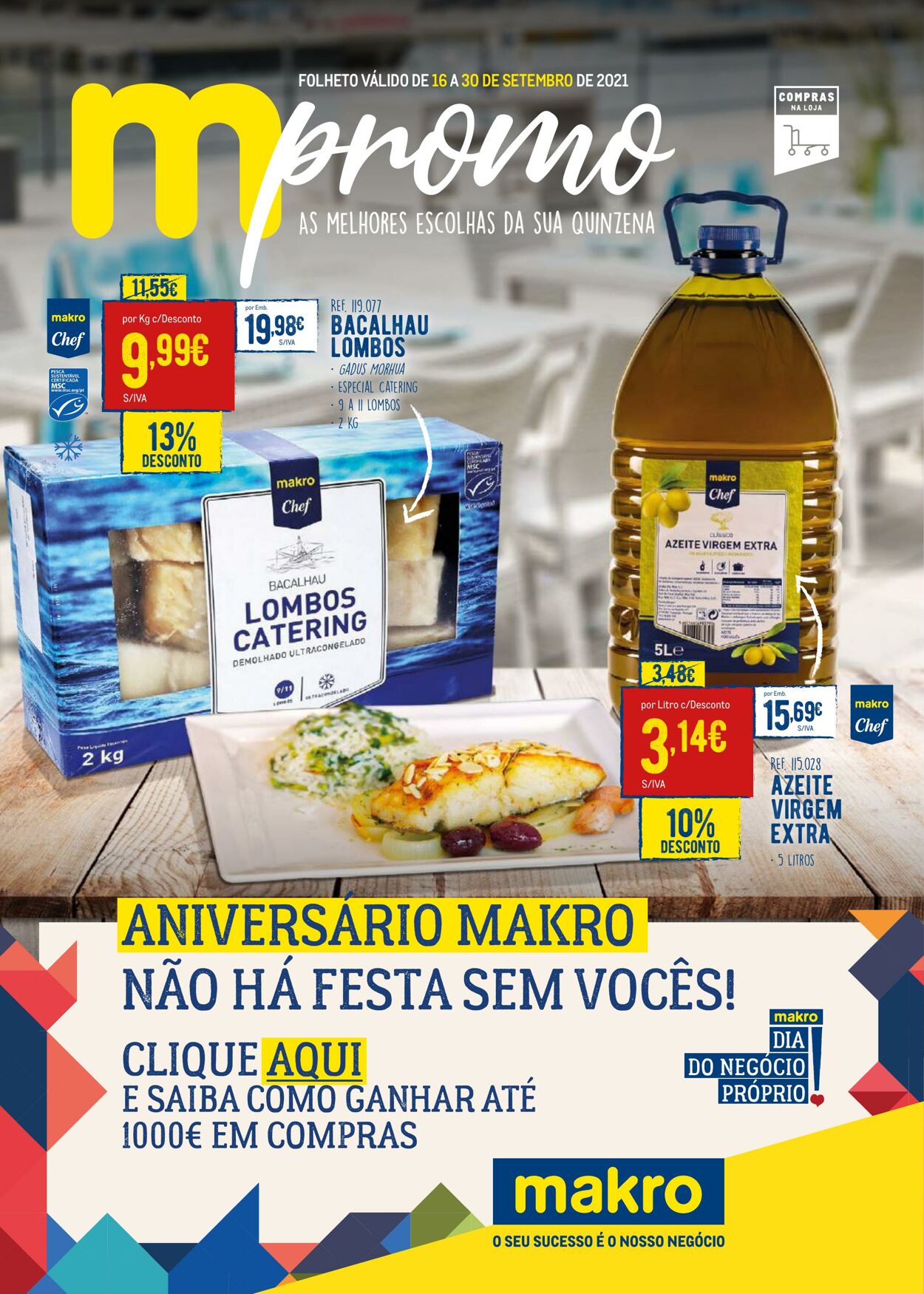 Makro Folheto Promocional Válido de 16.09 até 30.09 Página nº 1