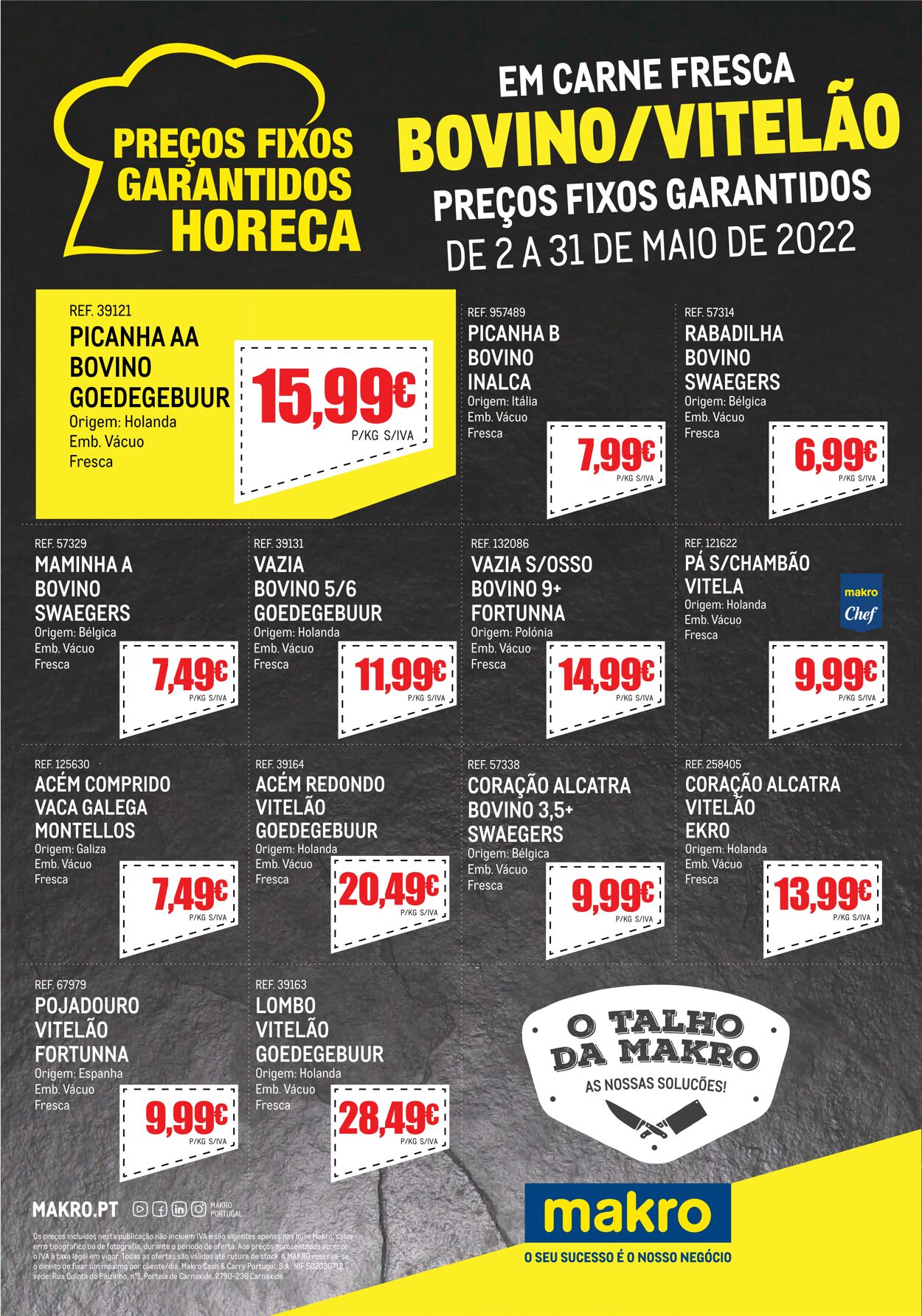 Makro Folheto Promocional Válido de 02.05 até 31.05 Página nº 1