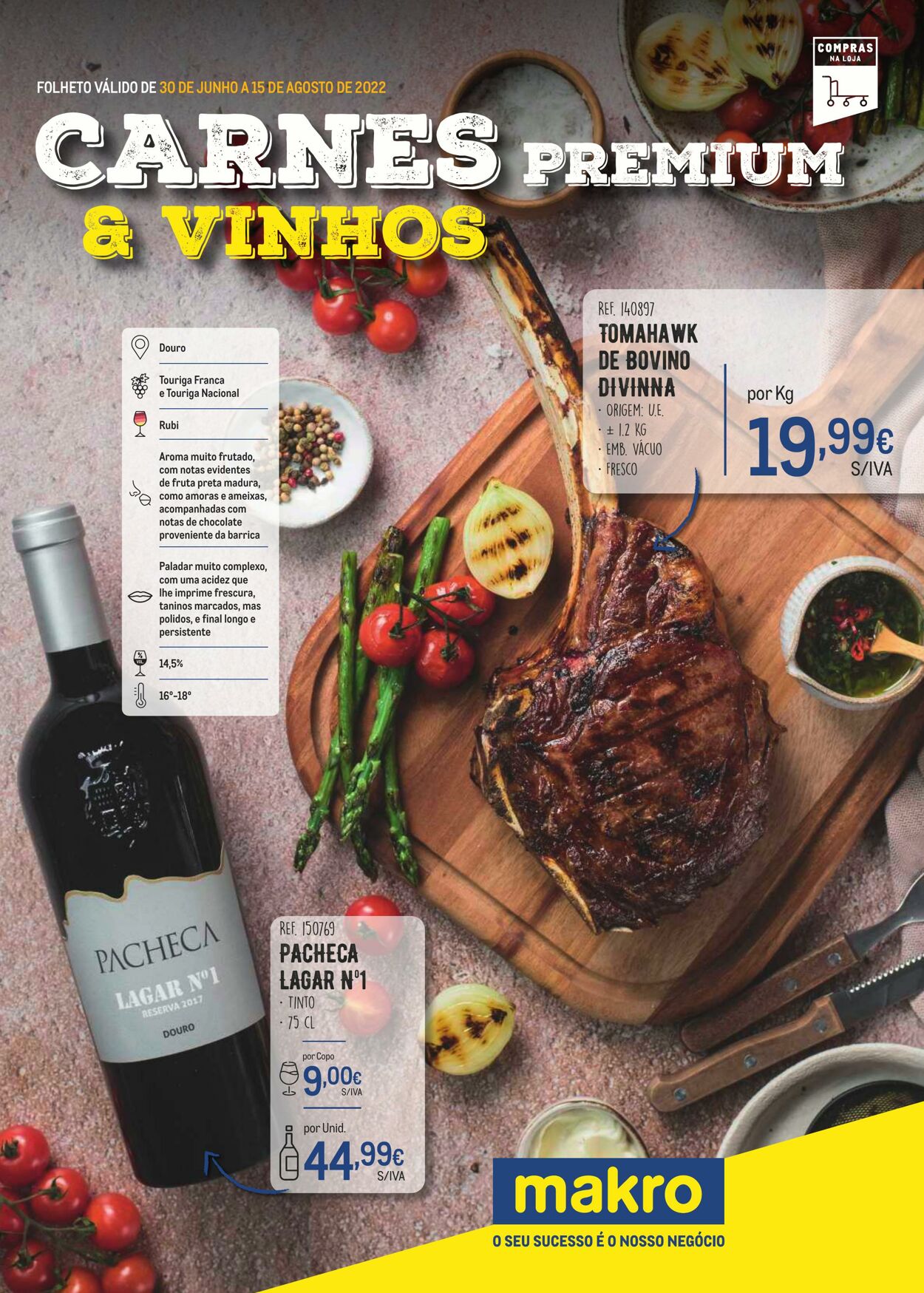 Makro Folheto Promocional Válido de 30.06 até 15.08 Página nº 1