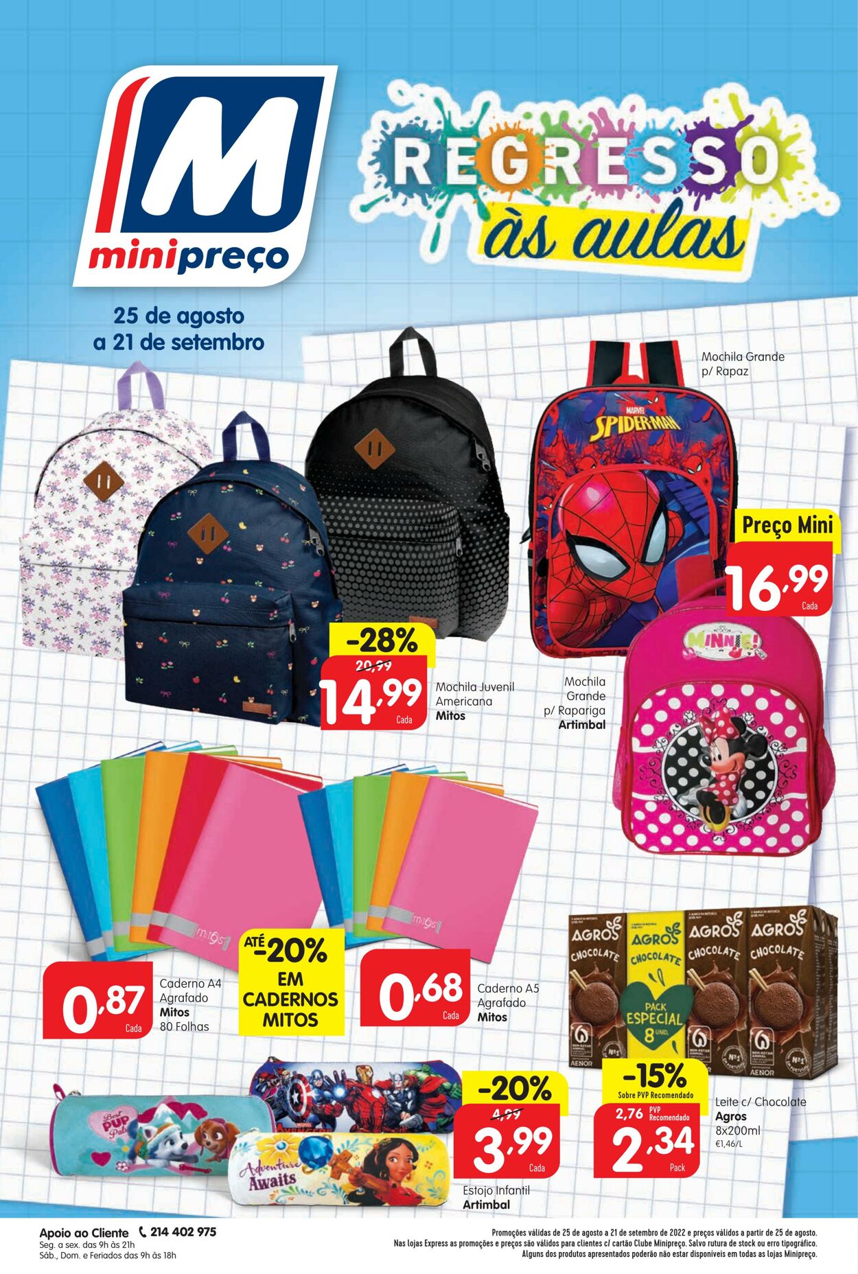 Folheto Mini Preço 25.08.2022 - 21.09.2022