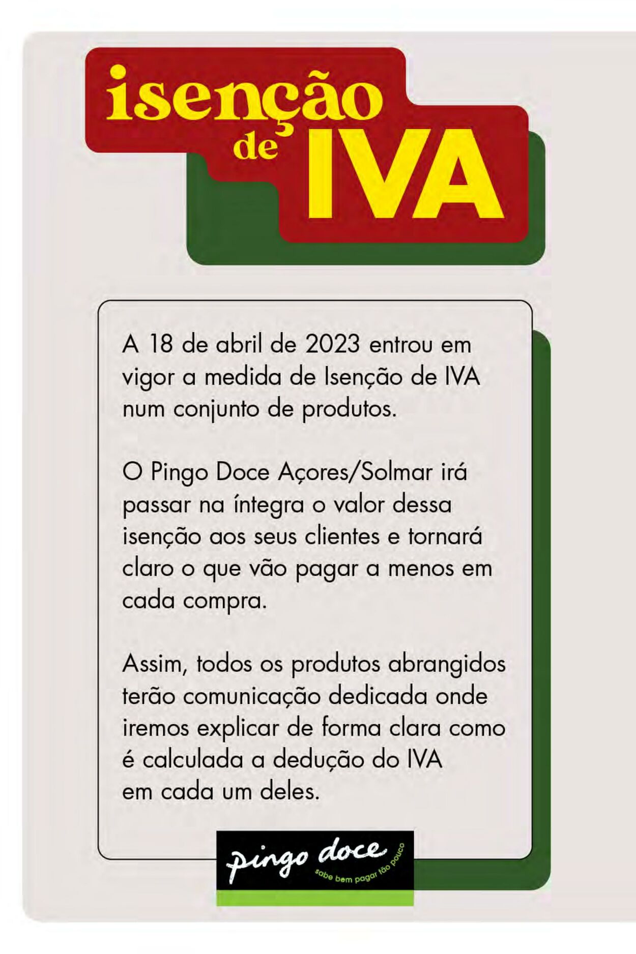 Folheto Pingo Doce 20.04.2023 - 26.04.2023