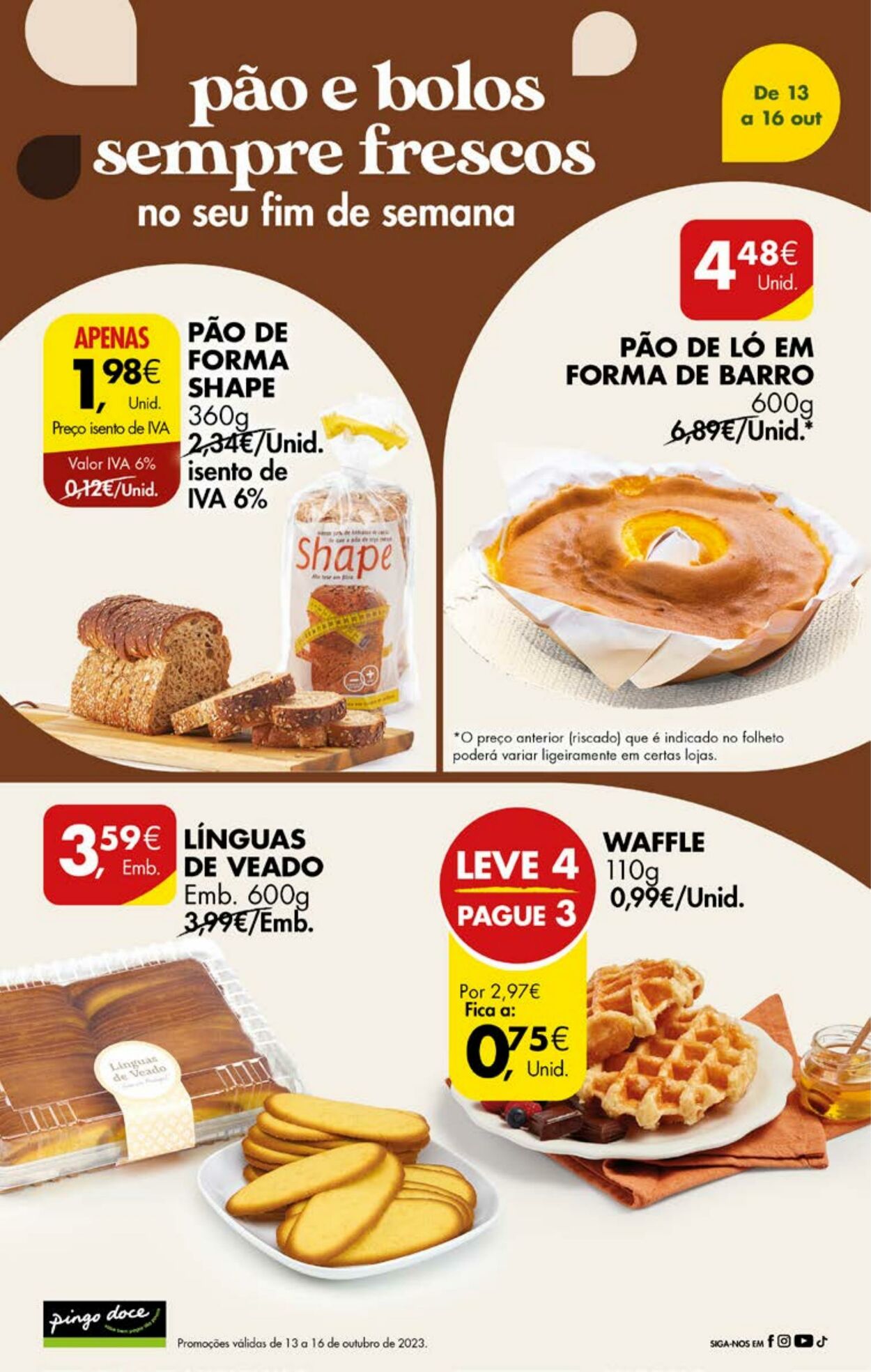 Folheto Pingo Doce 13.10.2023 - 16.10.2023