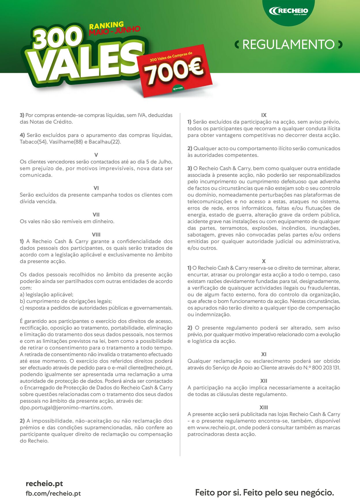 Folheto Recheio 01.06.2021 - 30.06.2021