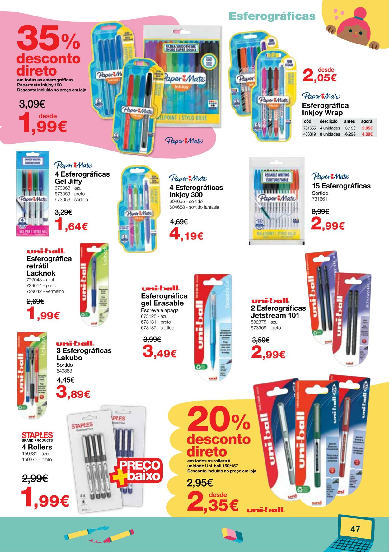 Folheto Staples 17.09.2022 - 29.09.2022