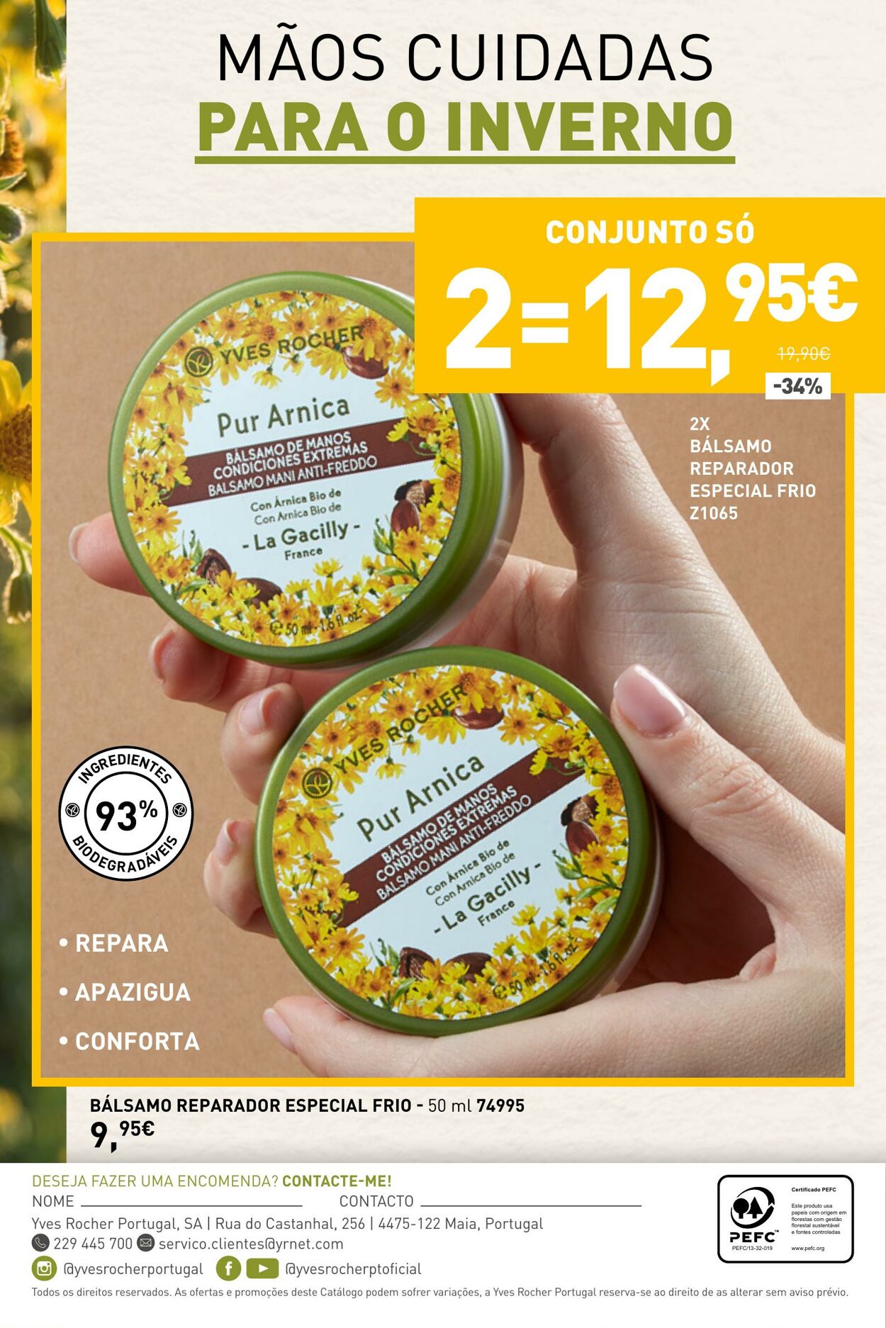 Folheto Yves Rocher 25.01.2023 - 16.02.2023